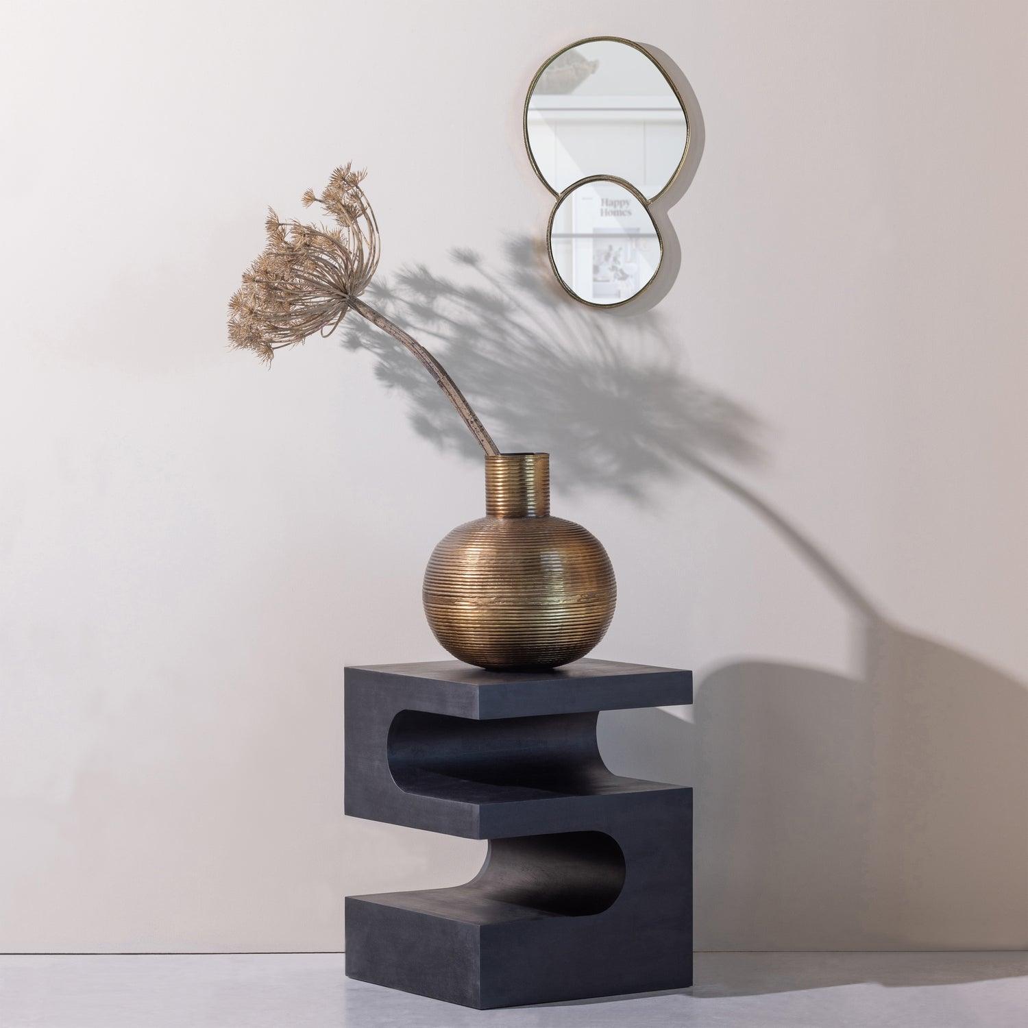 TOMA SIDE TABLE MANGO WOOD BLACK