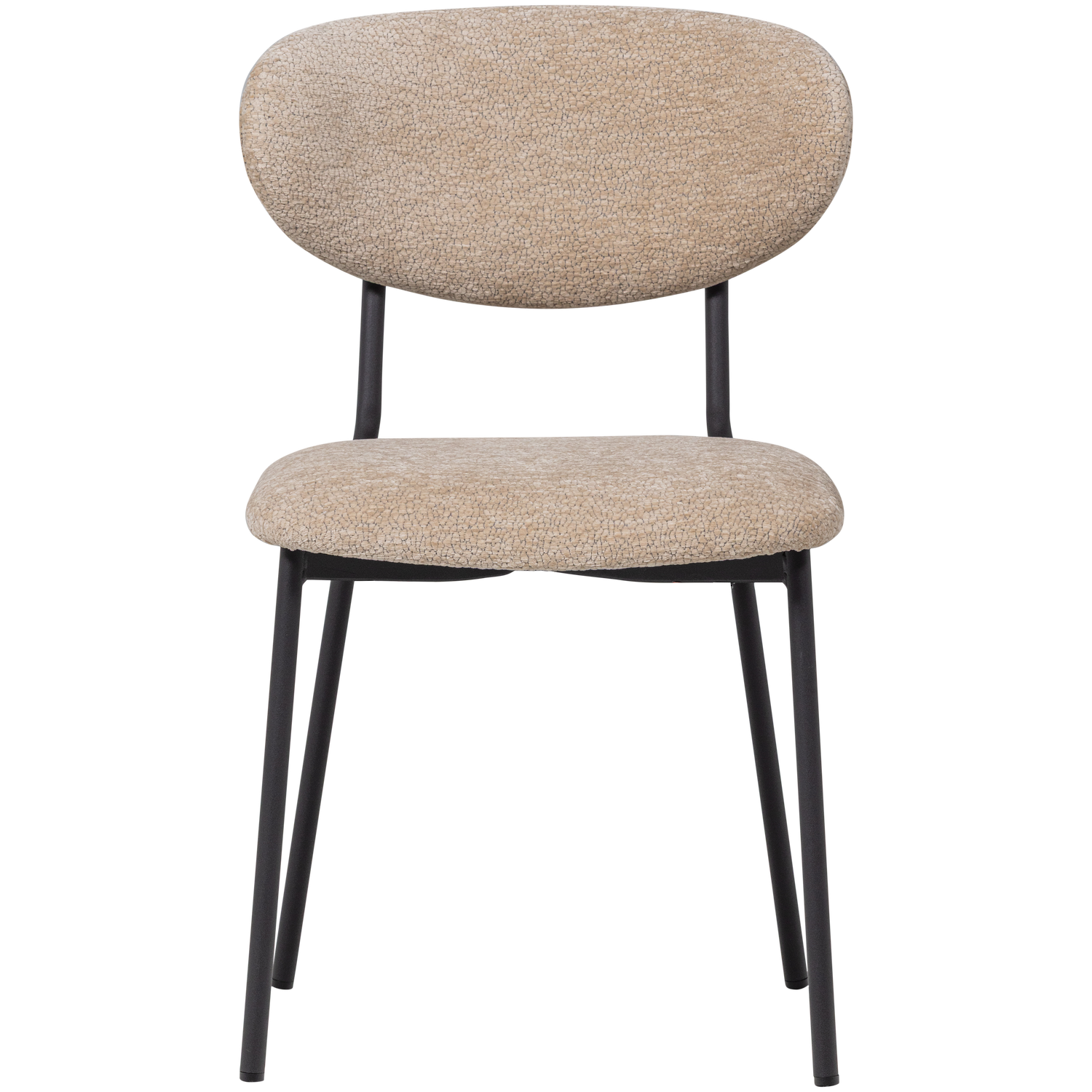 KJELD DINING CHAIR CHENILLE TEXTURED NATURAL