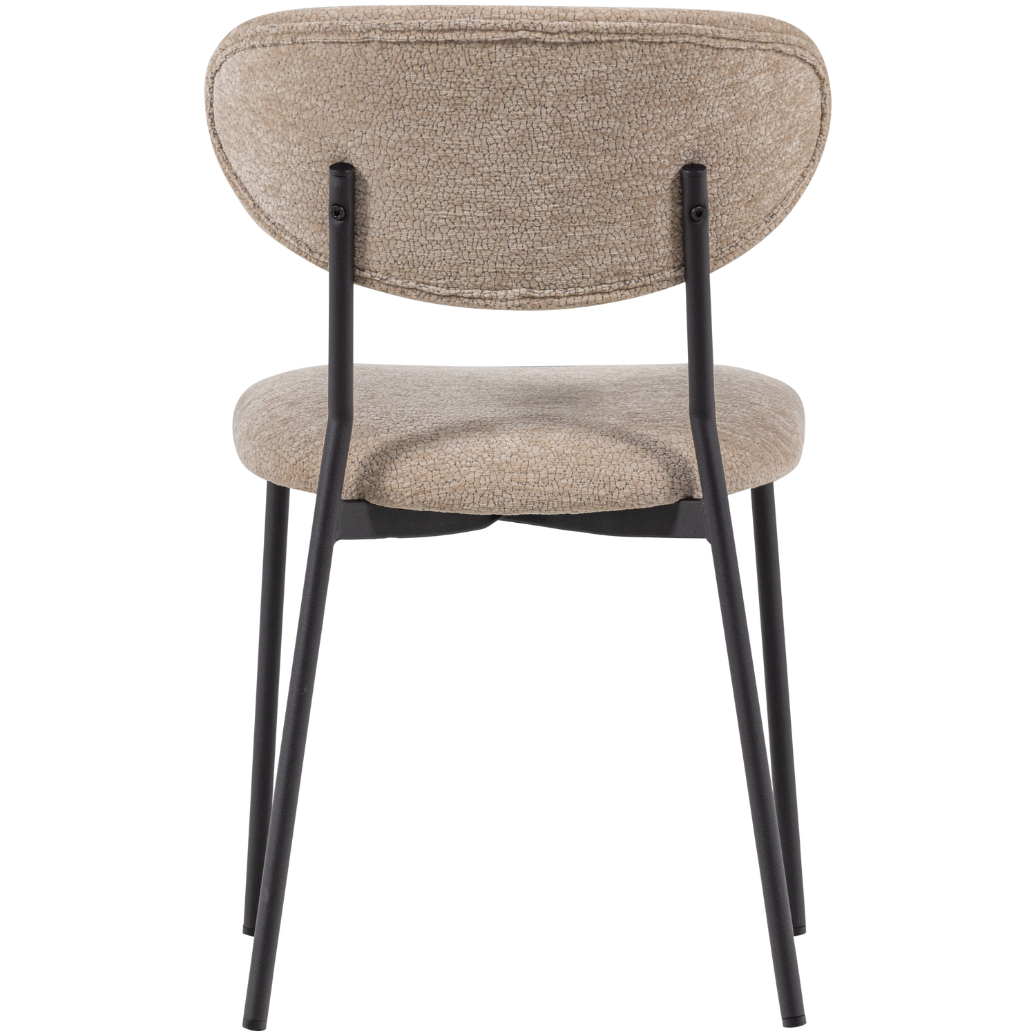 KJELD DINING CHAIR CHENILLE TEXTURED NATURAL