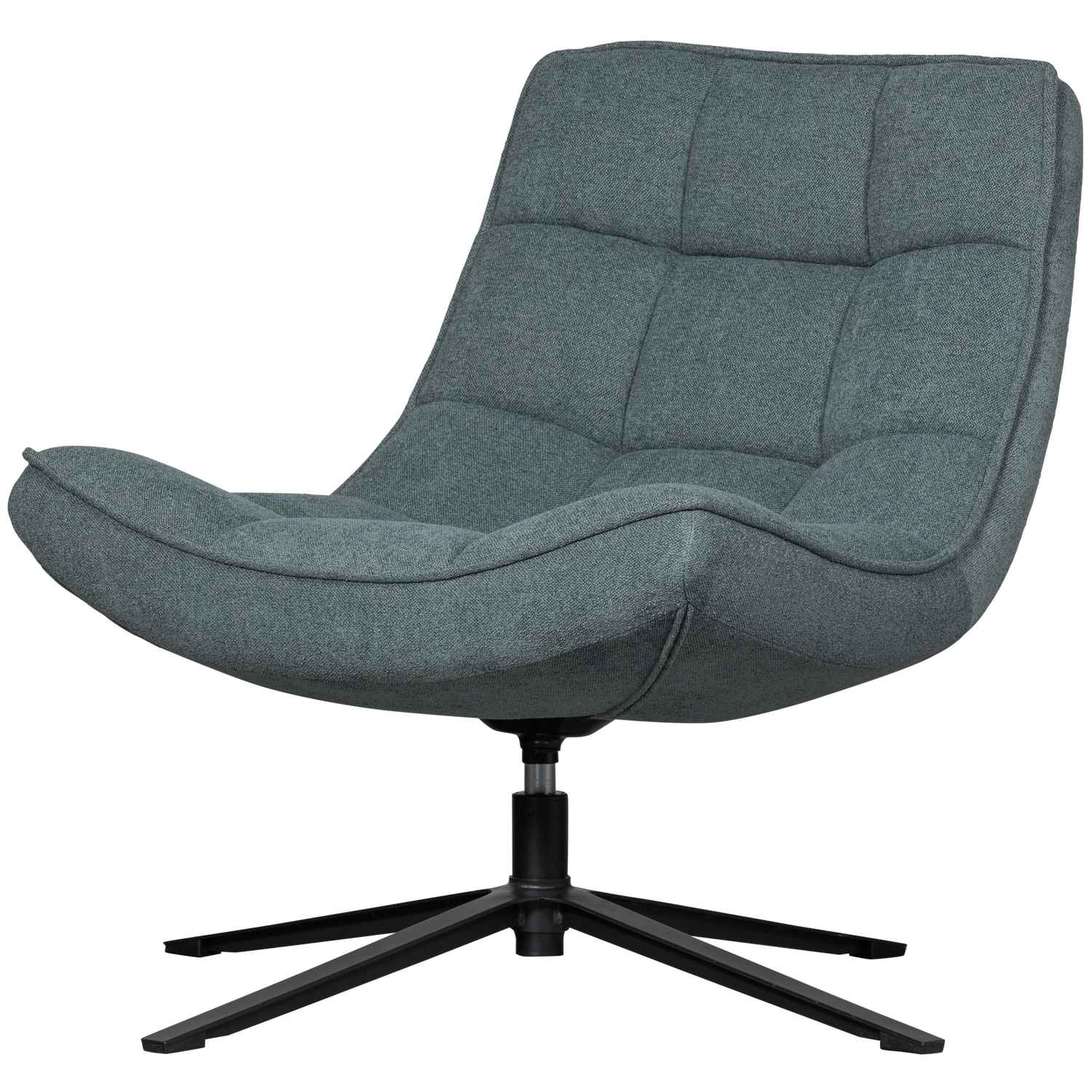 WOOOD fotoliu MAUDI SWIVEL ARMCHAIR | 100% Pes | Piatra | 84x74x86 cm
