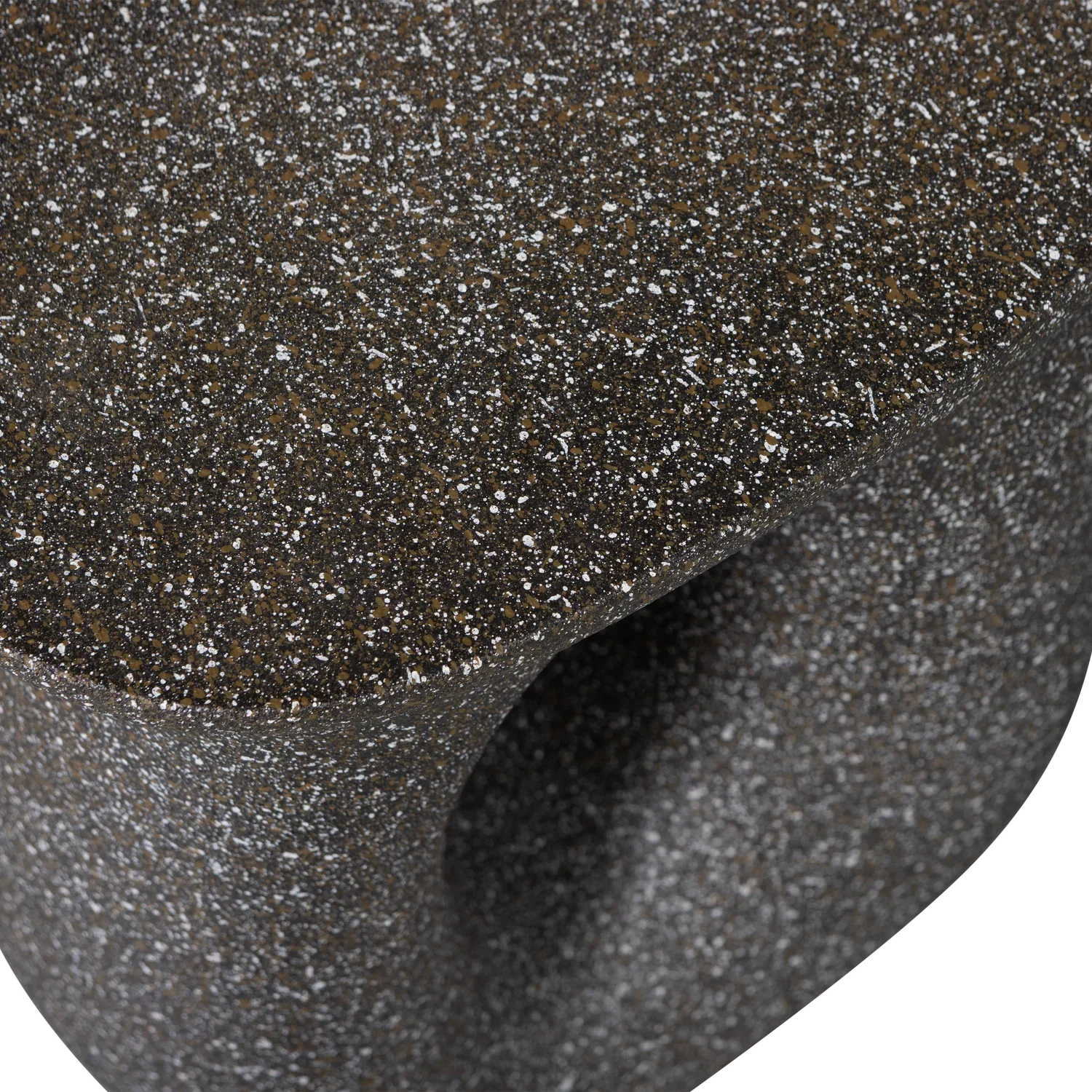 MOSON SIDE TABLE WITH DOTS BLACK