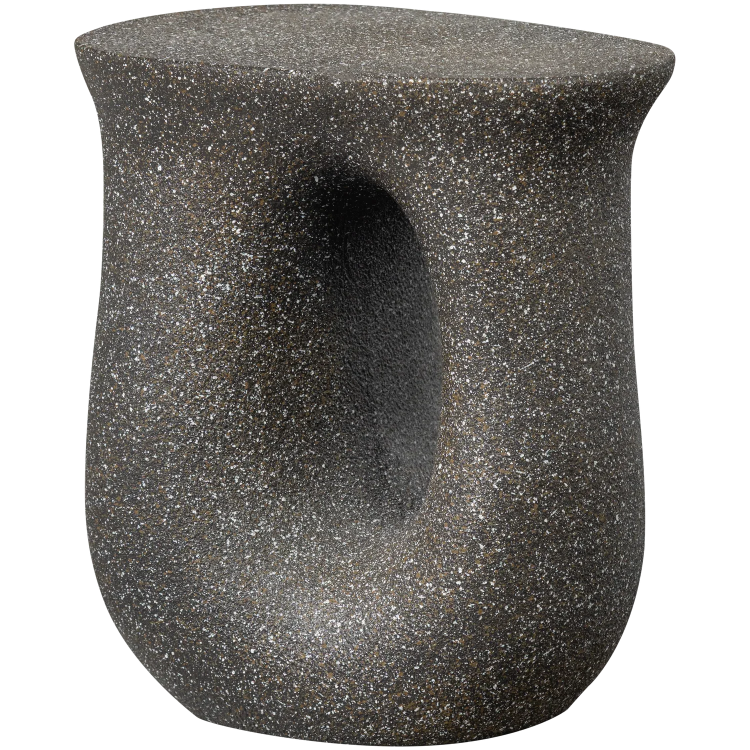 MOSON SIDE TABLE WITH DOTS BLACK