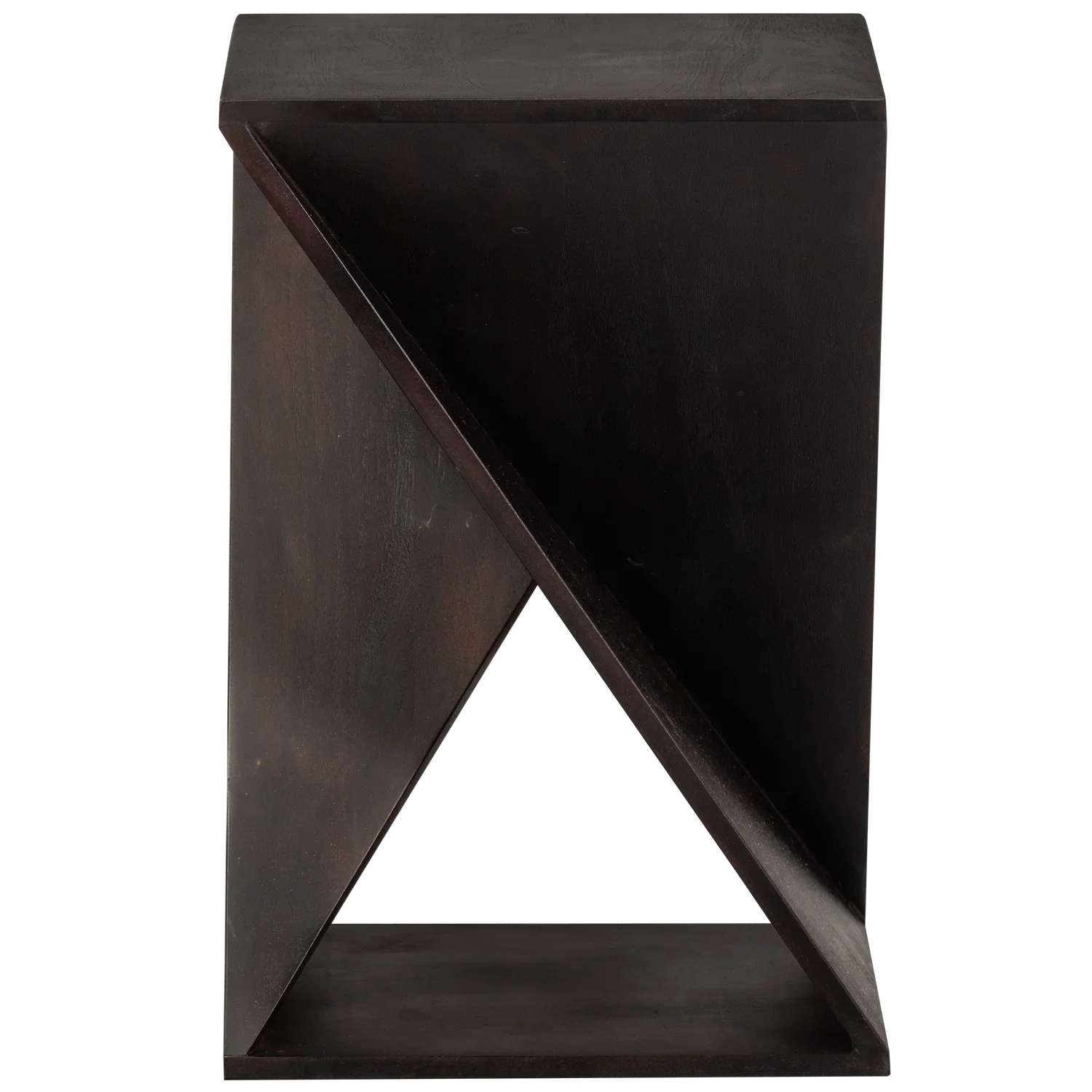 IKEM SIDE TABLE ACACIA WOOD DARK BROWN