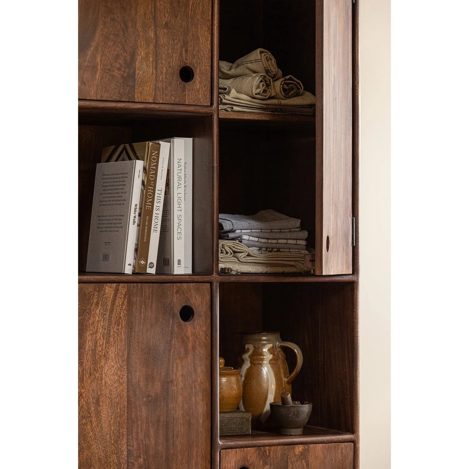 STAES STORAGE CABINET MANGO WOOD WALNUT