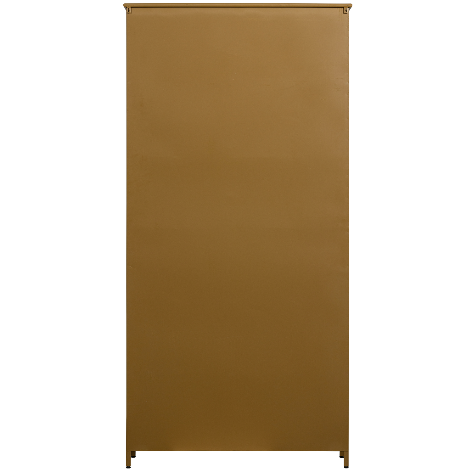 EXHIBIT XL 2-DOORS DISPLAY CASE METAL HONEY YELLOW