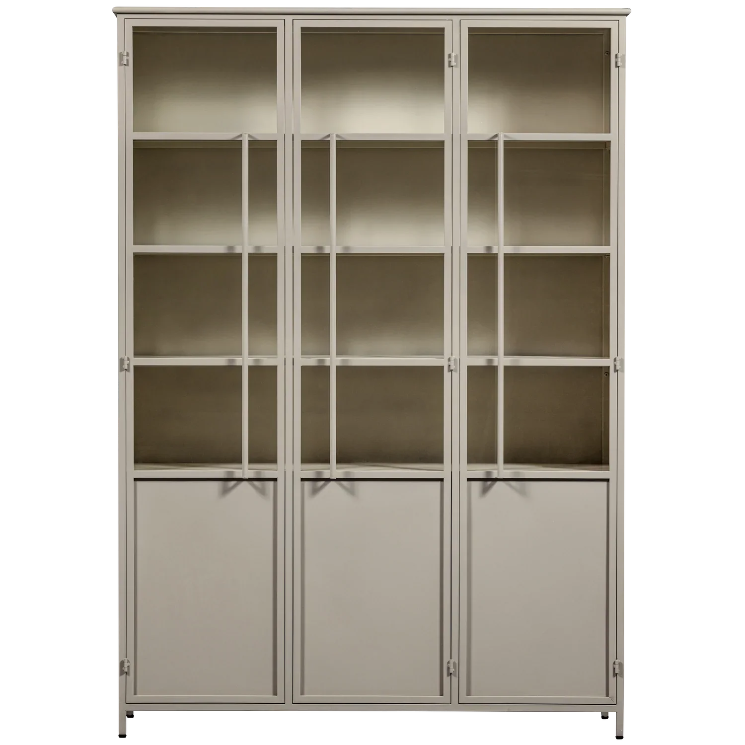 EXHIBIT XL 3-DOORS DISPLAY CASE METAL SAND