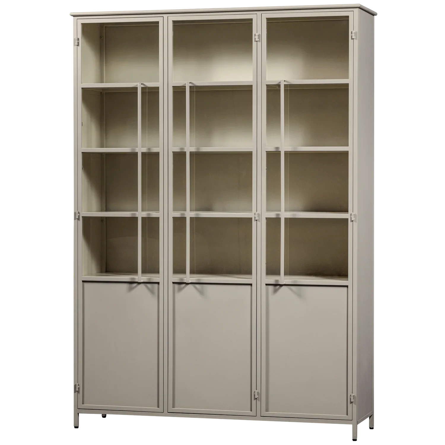 EXHIBIT XL 3-DOORS DISPLAY CASE METAL SAND