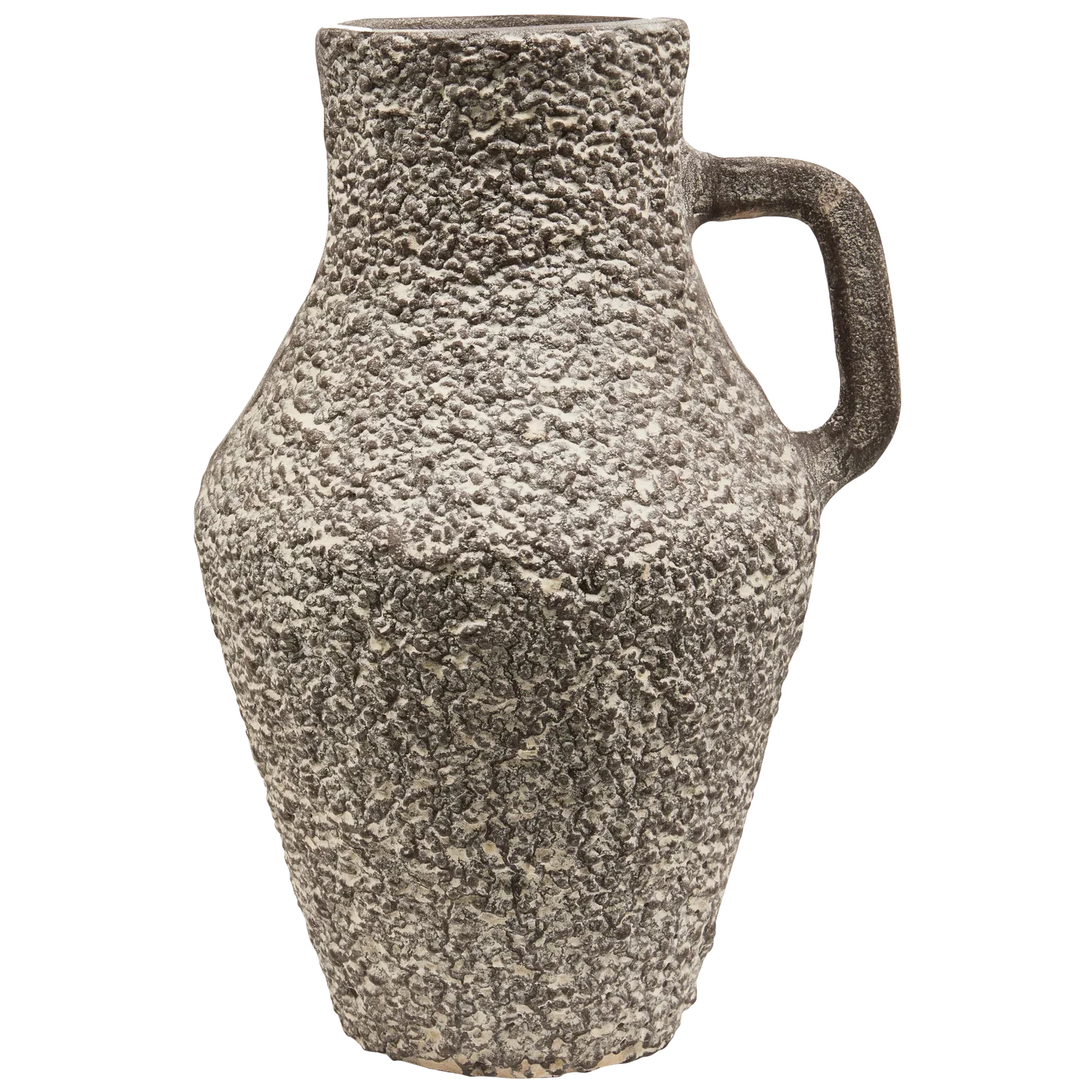 TABIA VASE ALUMINUM DARK BROWN