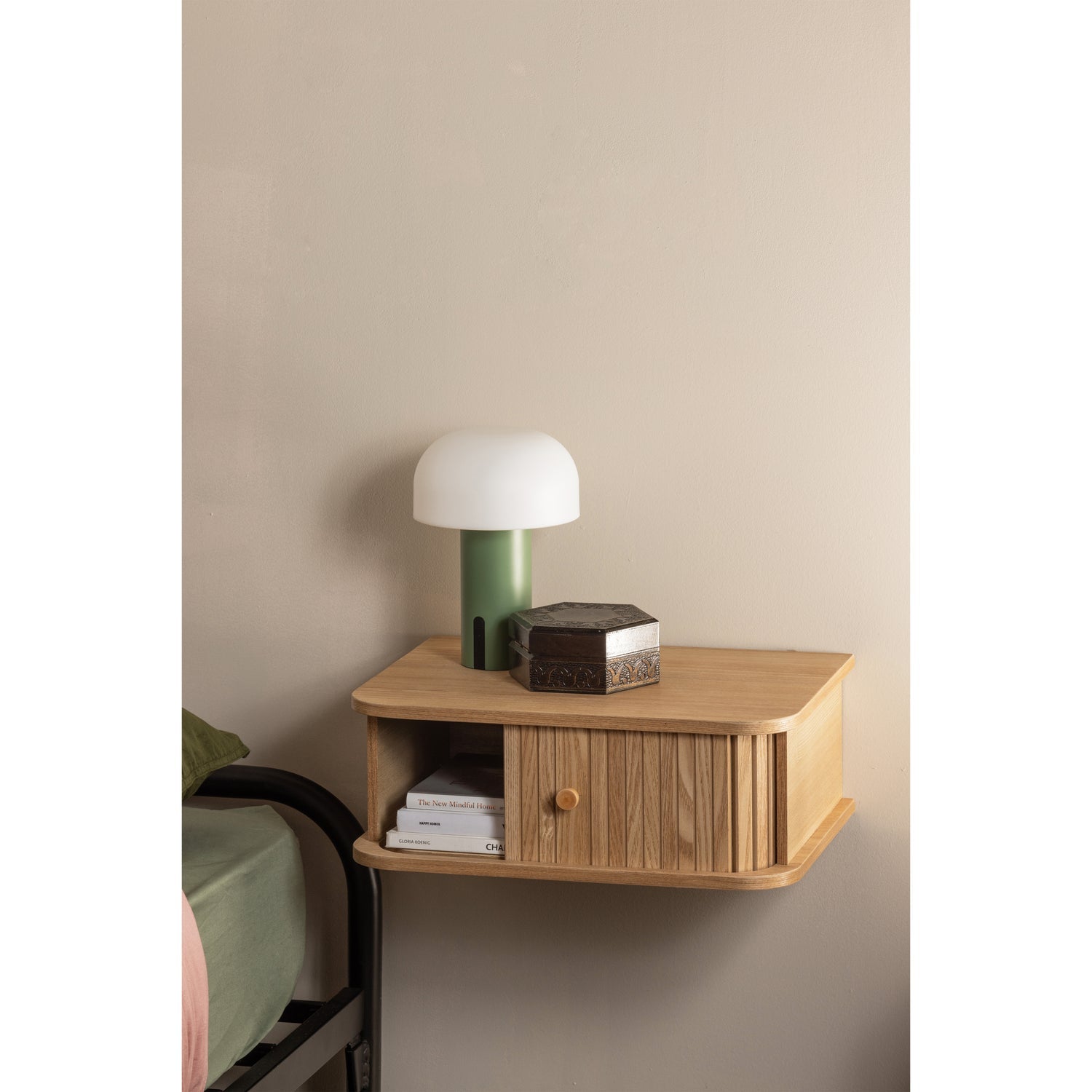 JENA HANGING NIGHTSTAND LEFT/RIGHT WOOD NATURAL