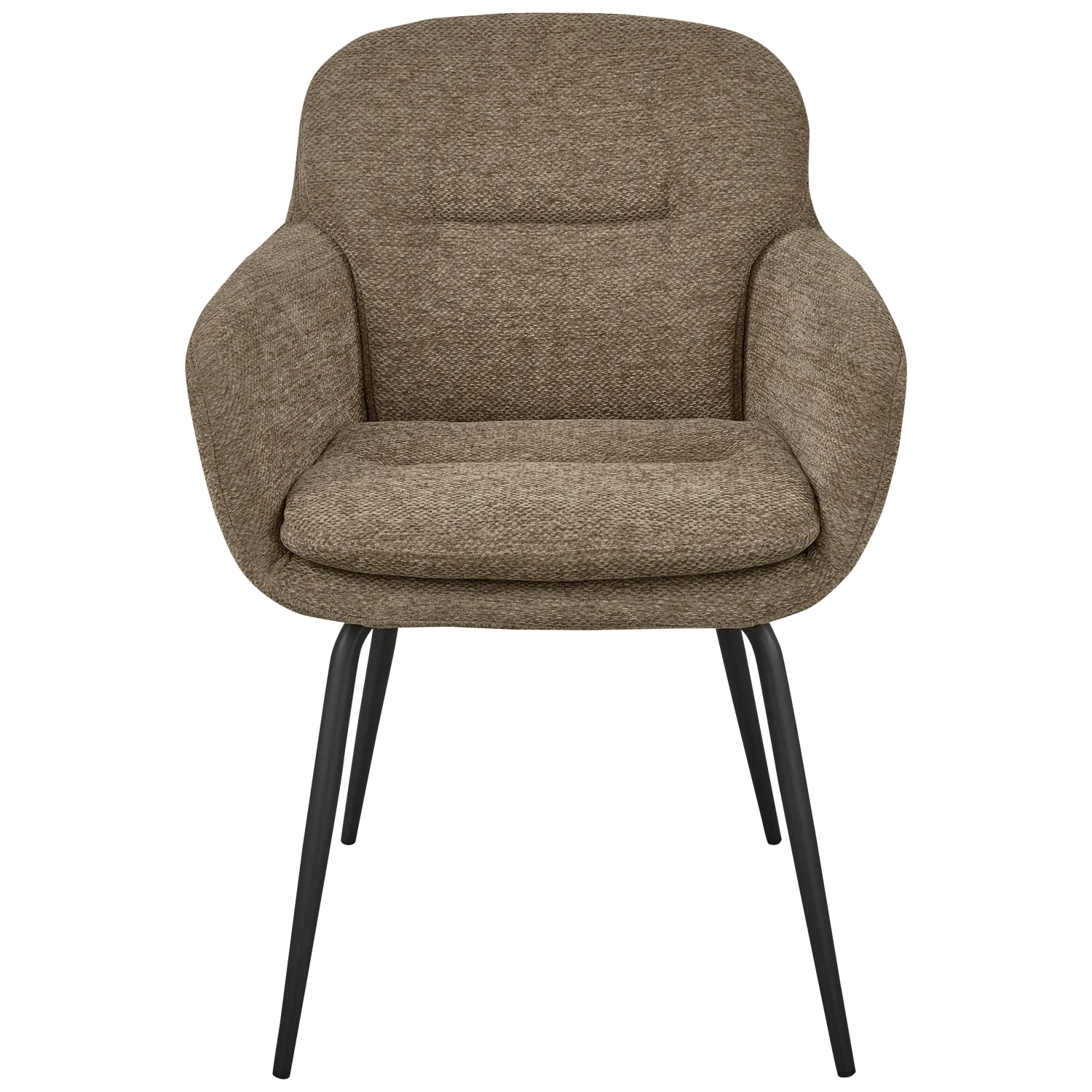 RUNA DINING CHAIR CHENILLE DARK SAND