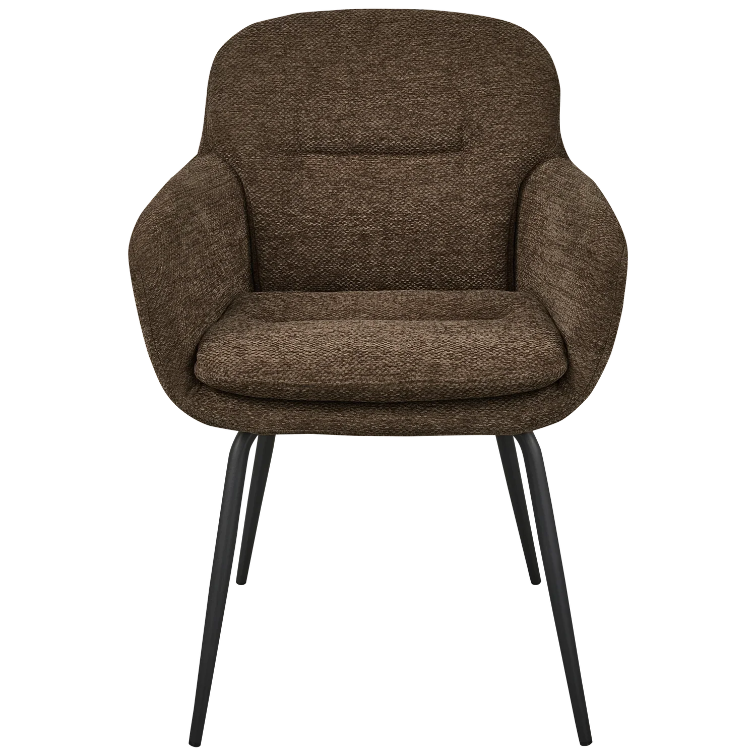 RUNA DINING CHAIR CHENILLE WARM BROWN