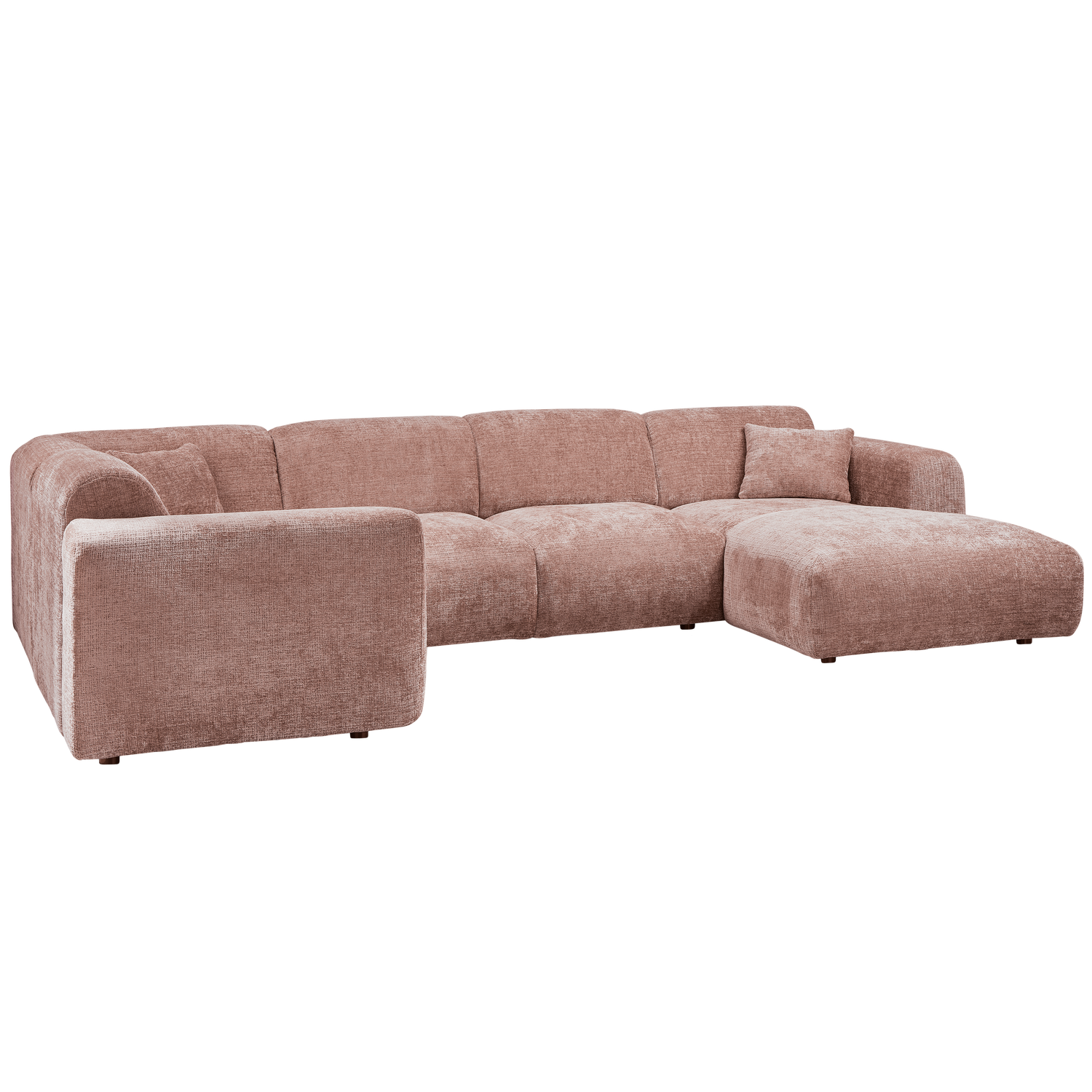 WOOOD canapea colt CLOUD | 100% Pes | Taupe | 80x345x198 cm