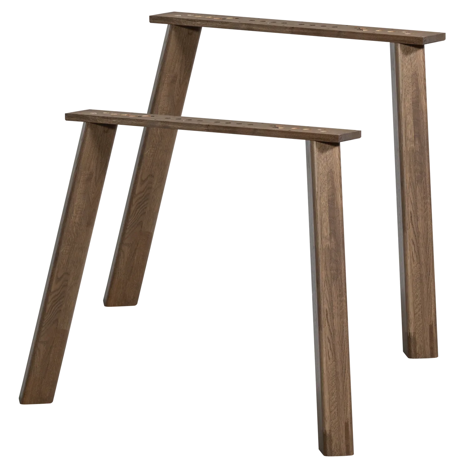HAARLEM 4-POSITION LEG OAK CASHMERE BROWN SET OF 2 [fsc]