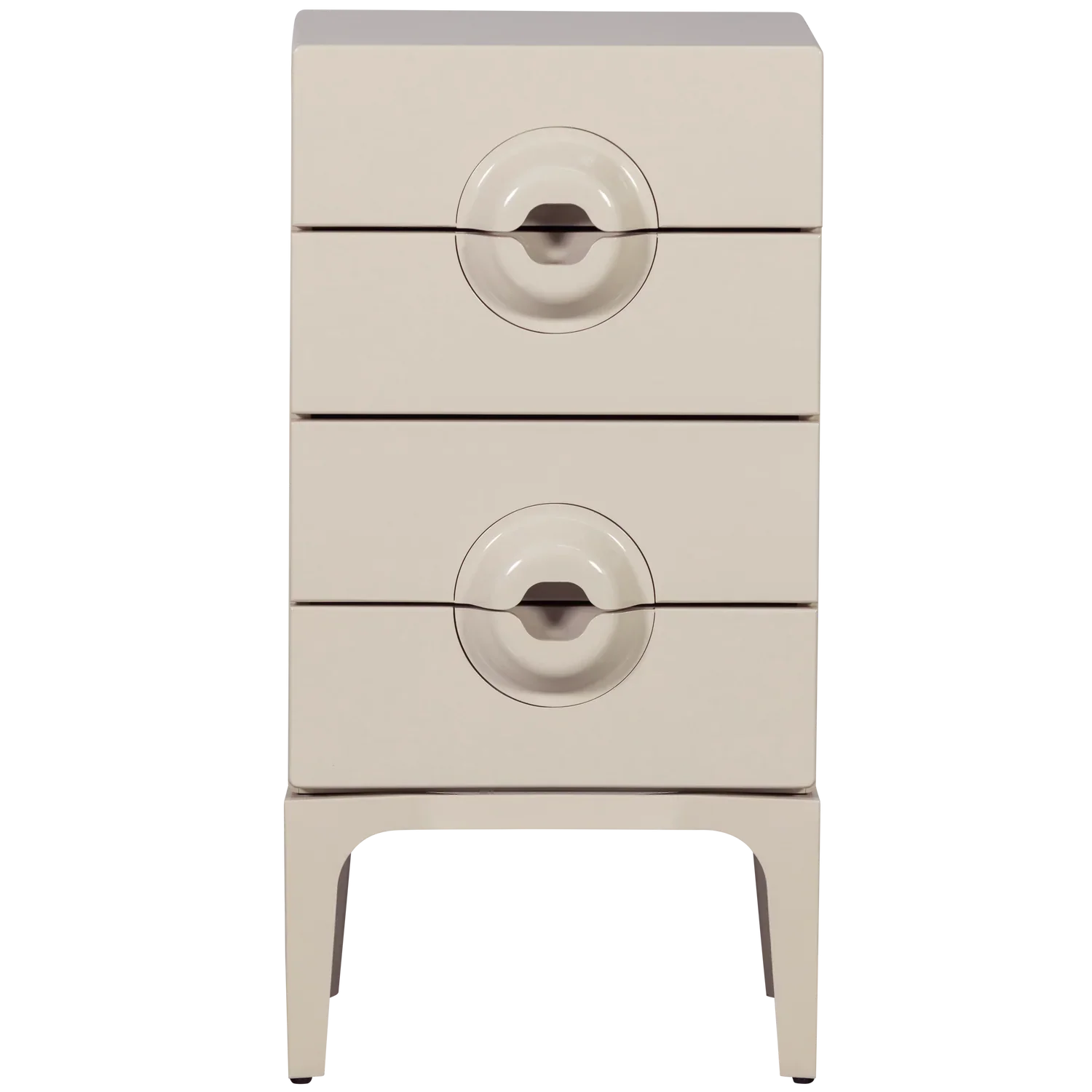 MERGE CABINET WITH 4 DRAWERS EUCALYPTUS WOOD GREIGE