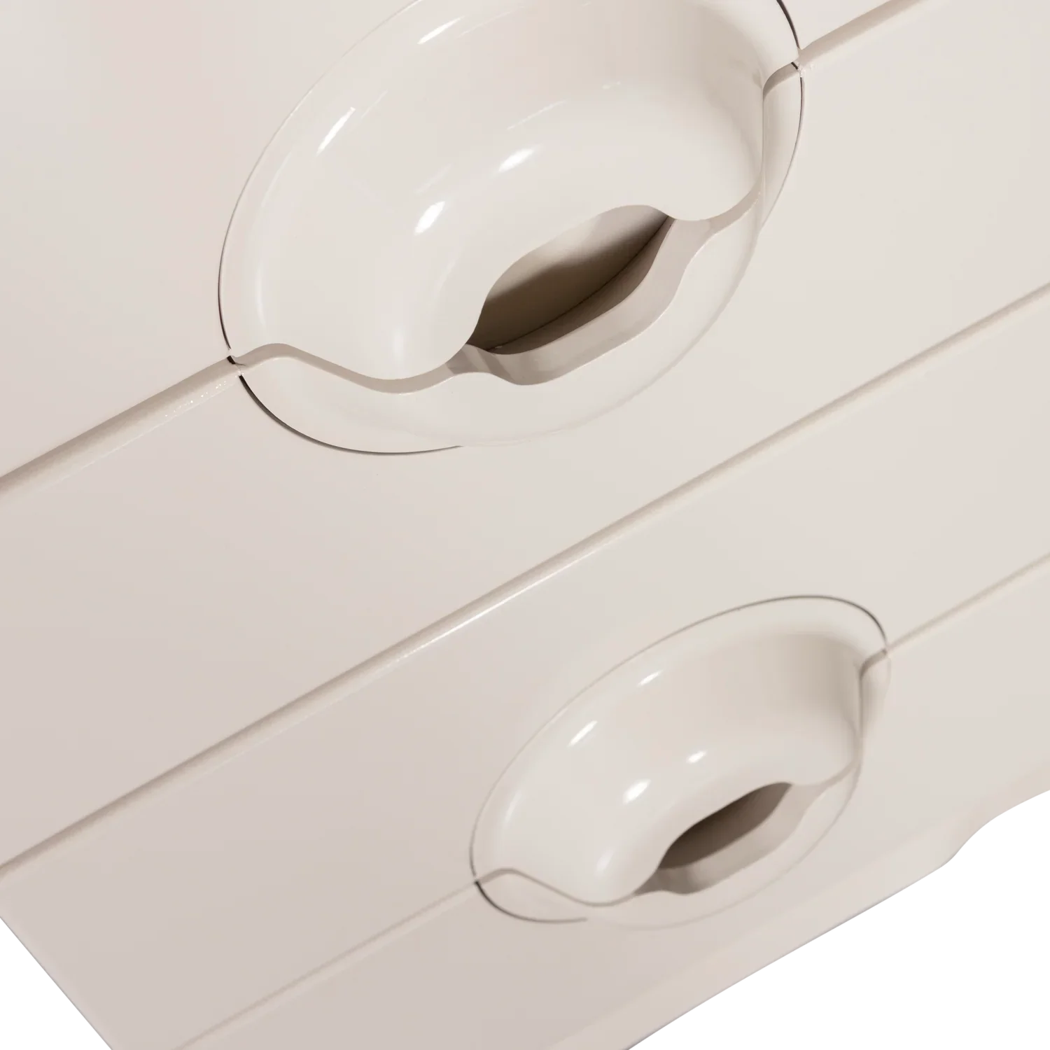 MERGE CABINET WITH 4 DRAWERS EUCALYPTUS WOOD GREIGE