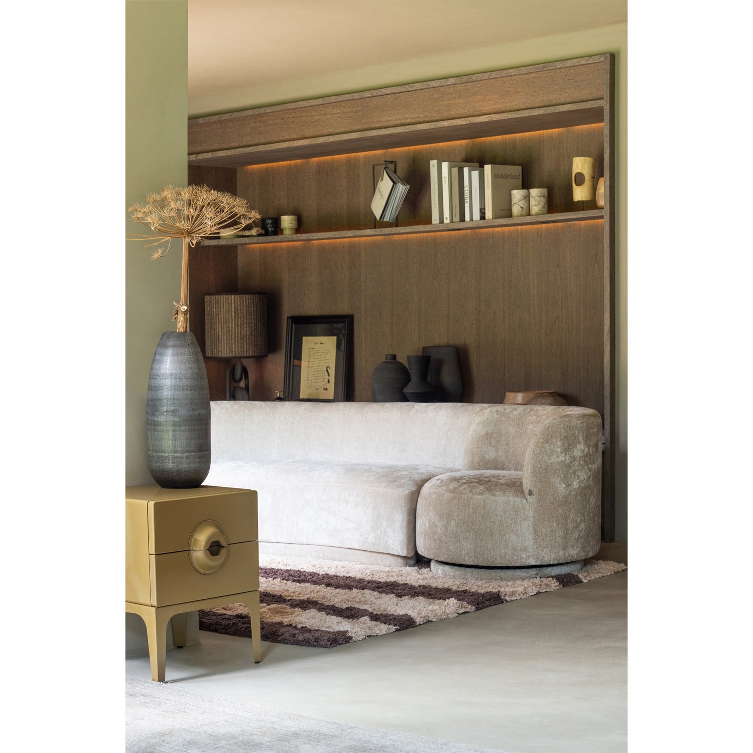 WOOOD canapea modulara COMBI-POPULAR: | 100% Pes | Natural | 72x290x97 cm