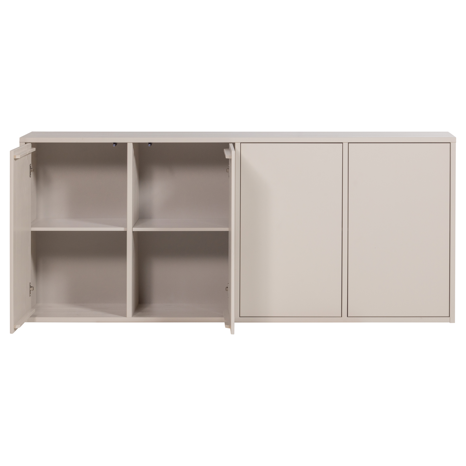 WOOOD mobila TV MEREL SIDEBOARD | Pin | Praf | 85x200x39 cm