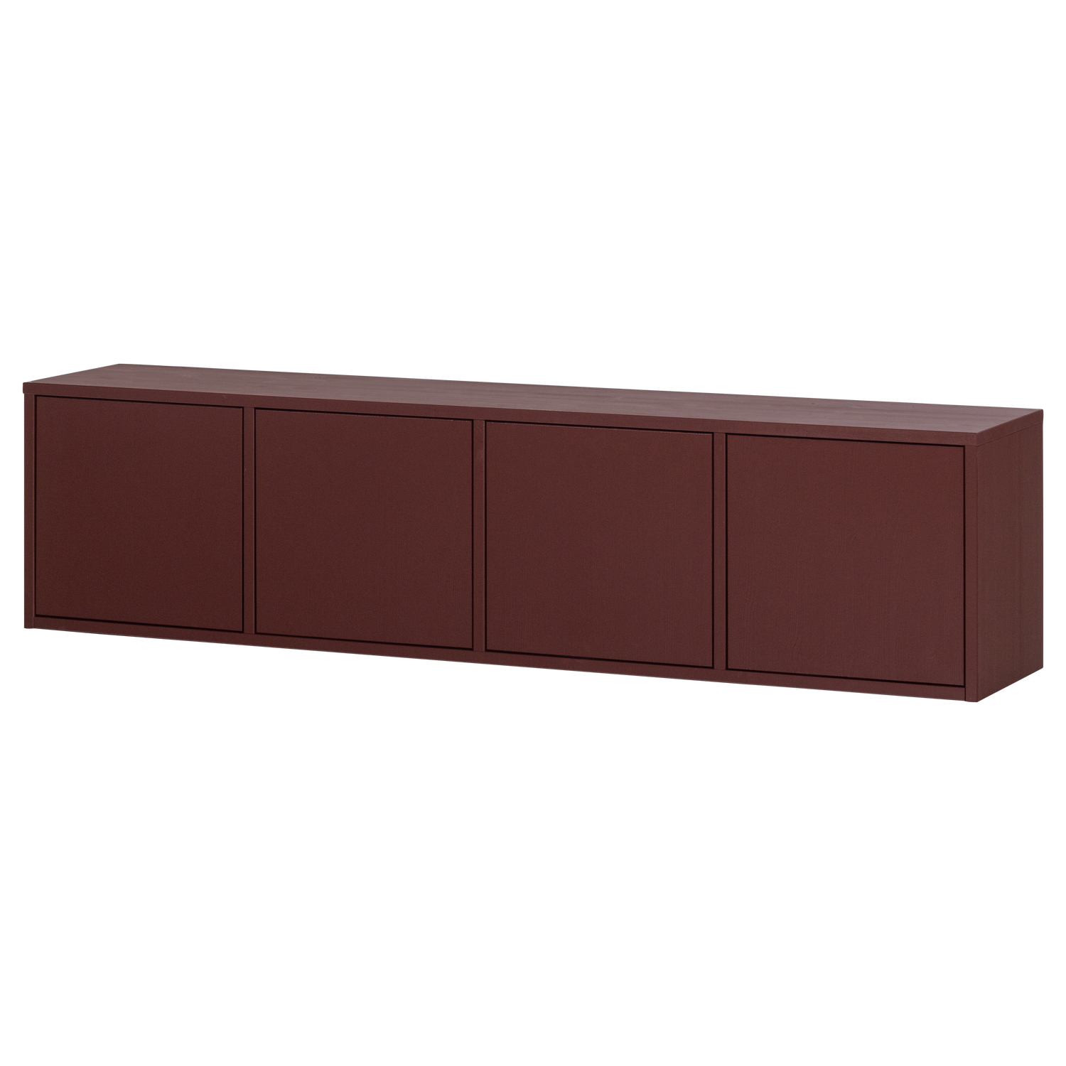 WOOOD mobila TV MEREL | Pin | Burgund | 50x200x39 cm