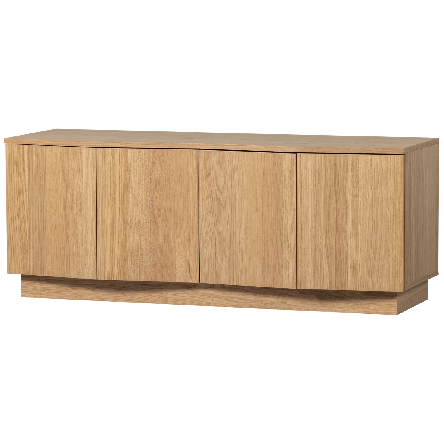 ZUMA TV UNIT 133 CM OAK VENEER TRANSPARANT [fsc]