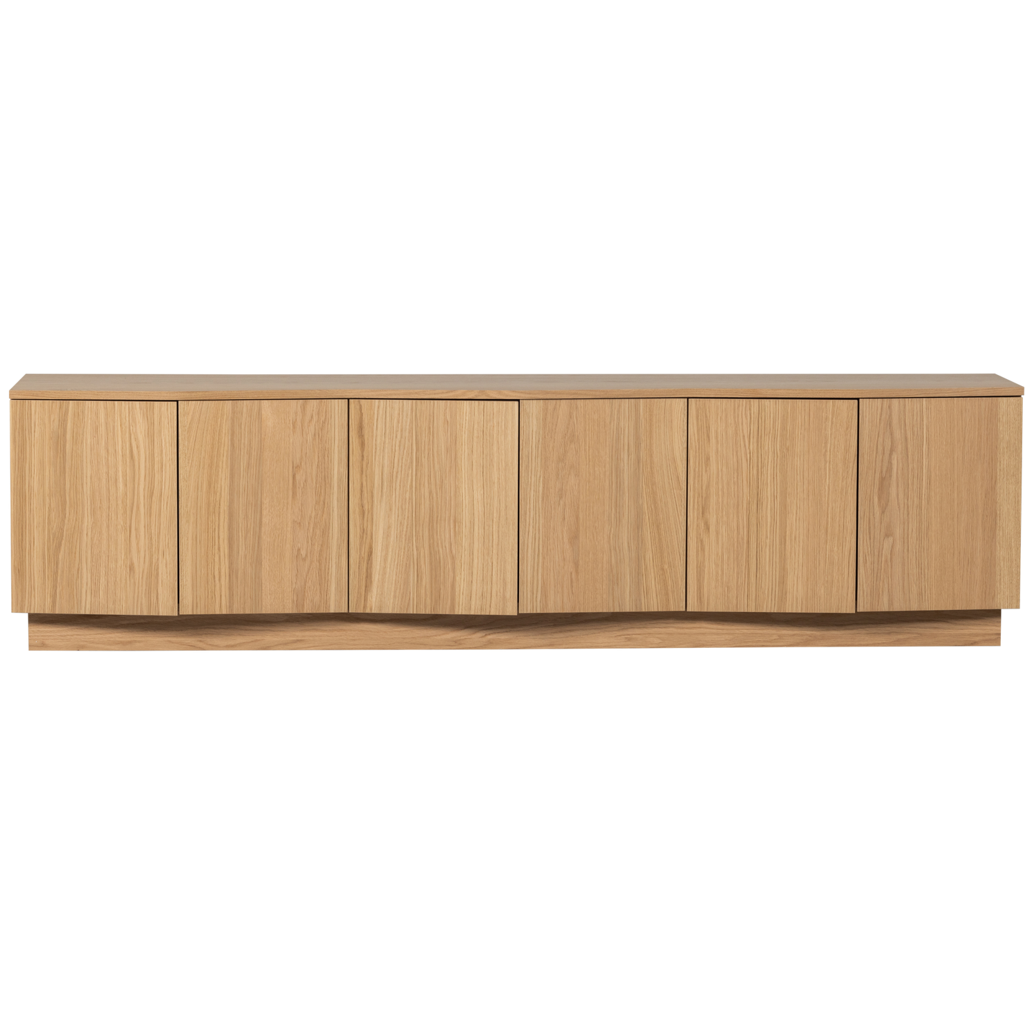 ZUMA TV UNIT 200 CM OAK VENEER TRANSPARANT [fsc]
