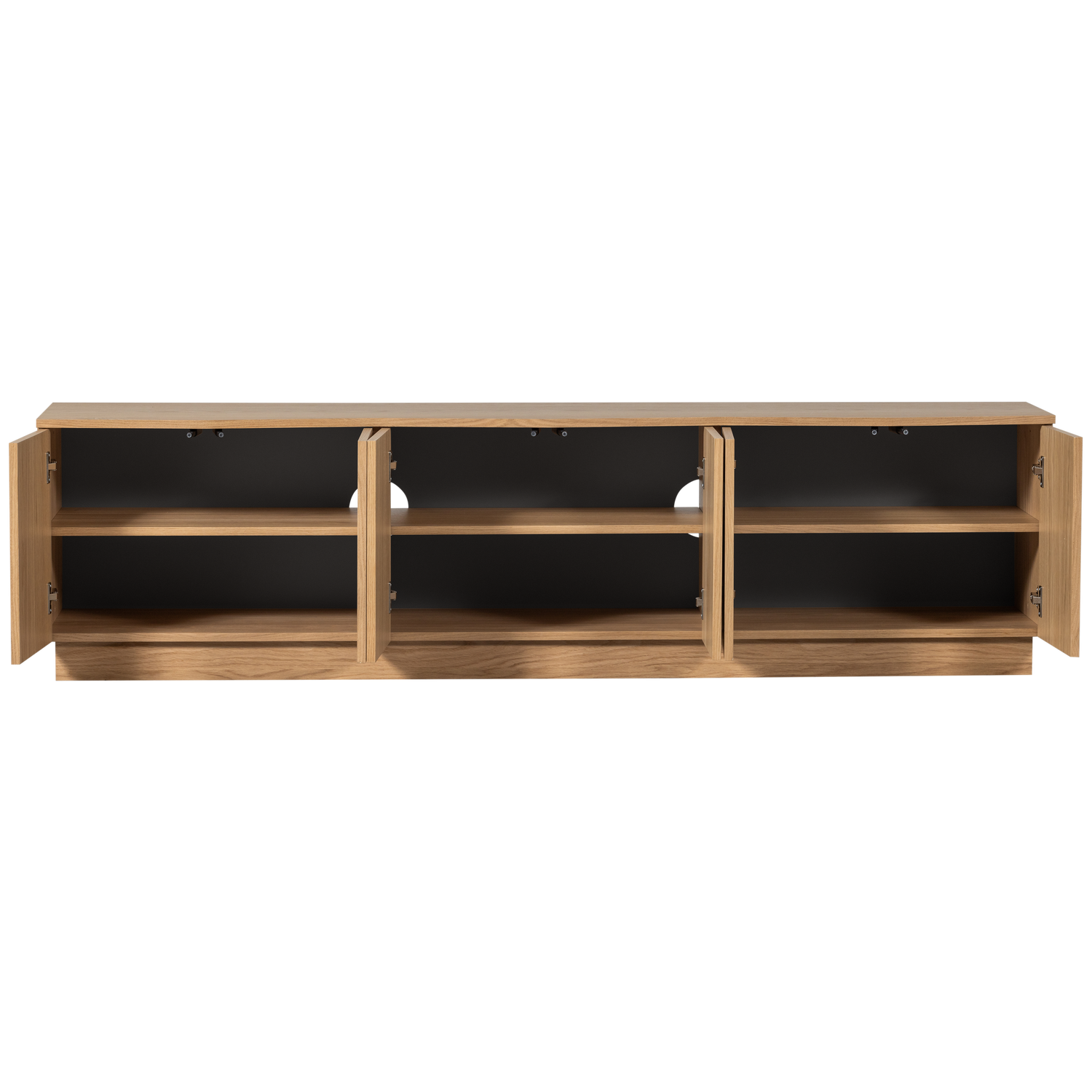ZUMA TV UNIT 200 CM OAK VENEER TRANSPARANT [fsc]