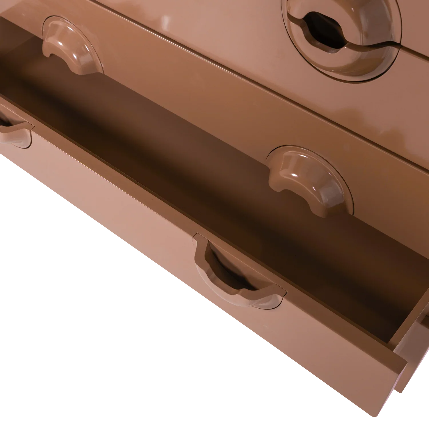 MERGE CABINET/COMMODE WITH DRAWERS EUCALYPTUS WOOD OLD PINK