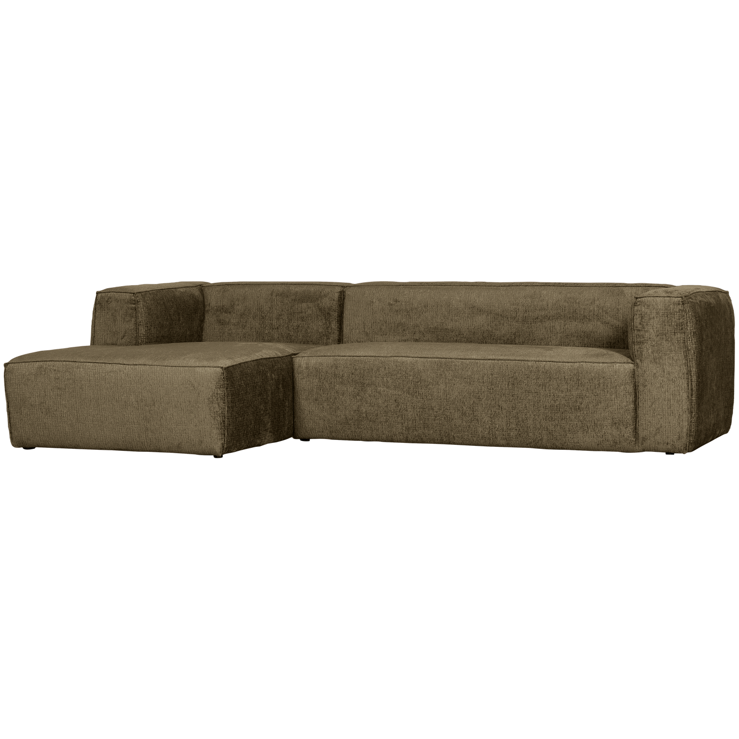 WOOOD canapea colt BEAN | poliester | Moss | 73x305x175 cm