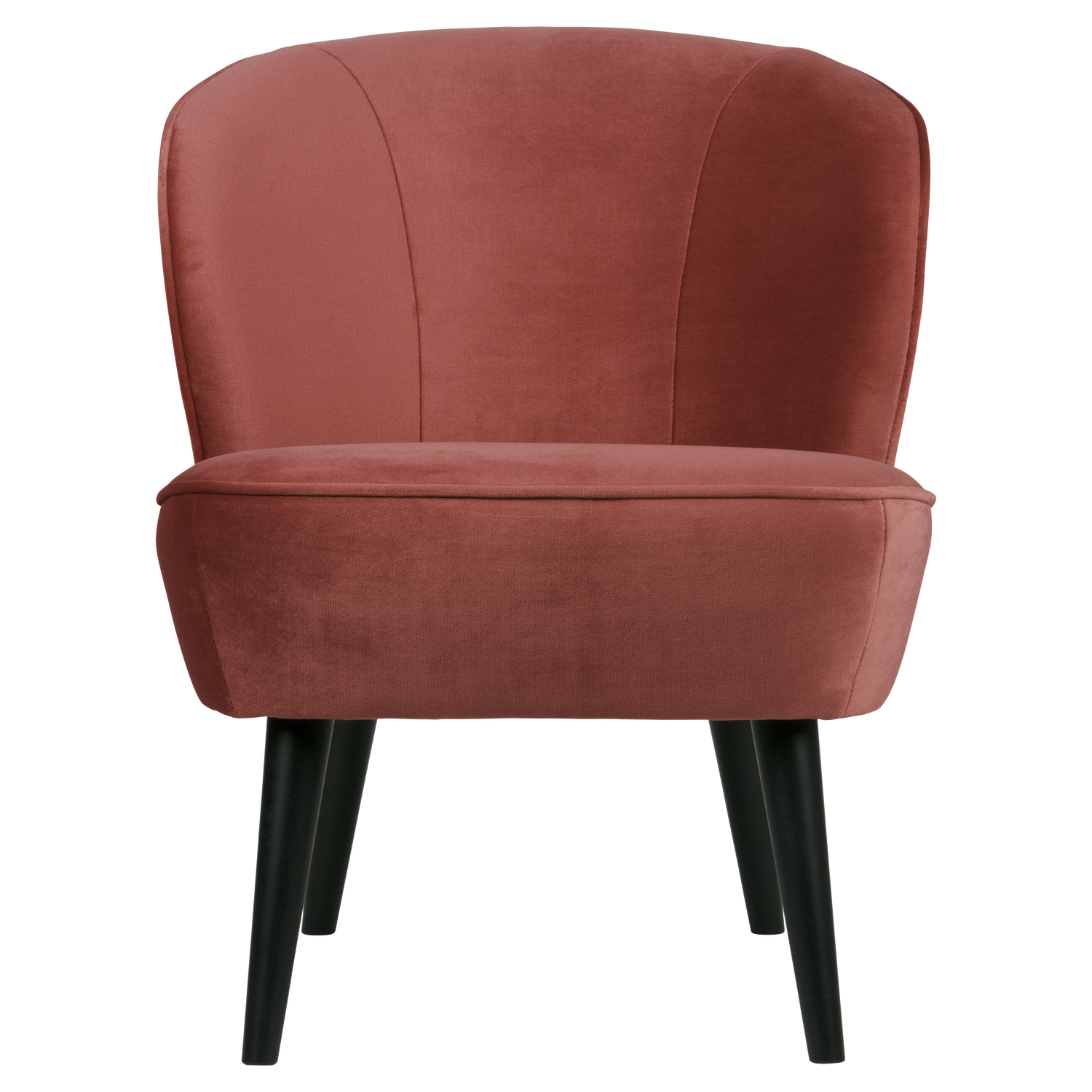 WOOOD fotoliu SARA ARMCHAIR VELVET | 100% Pes | Burgund | 71x59x70 cm