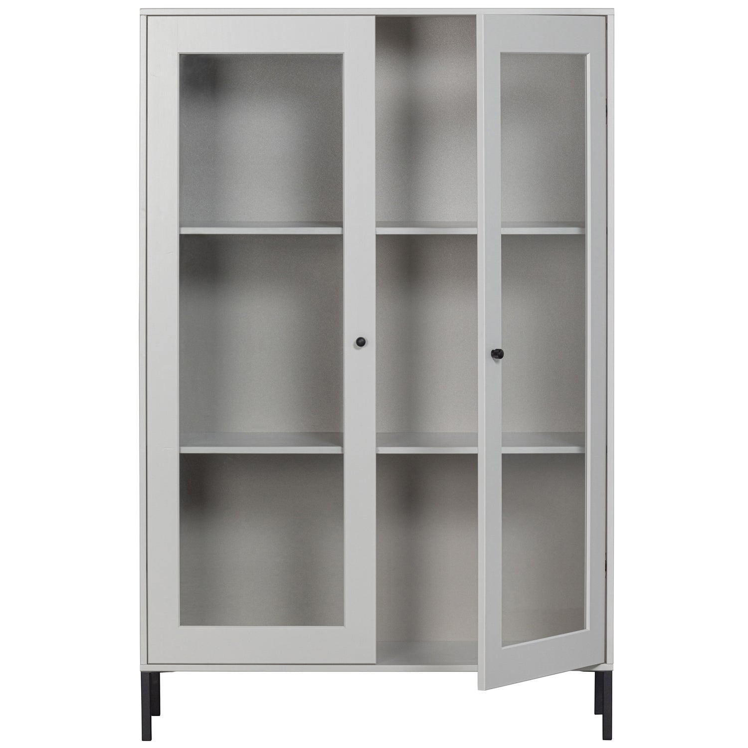 XAM DISPLAY CABINET PINE CLOUD GREY [fsc]
