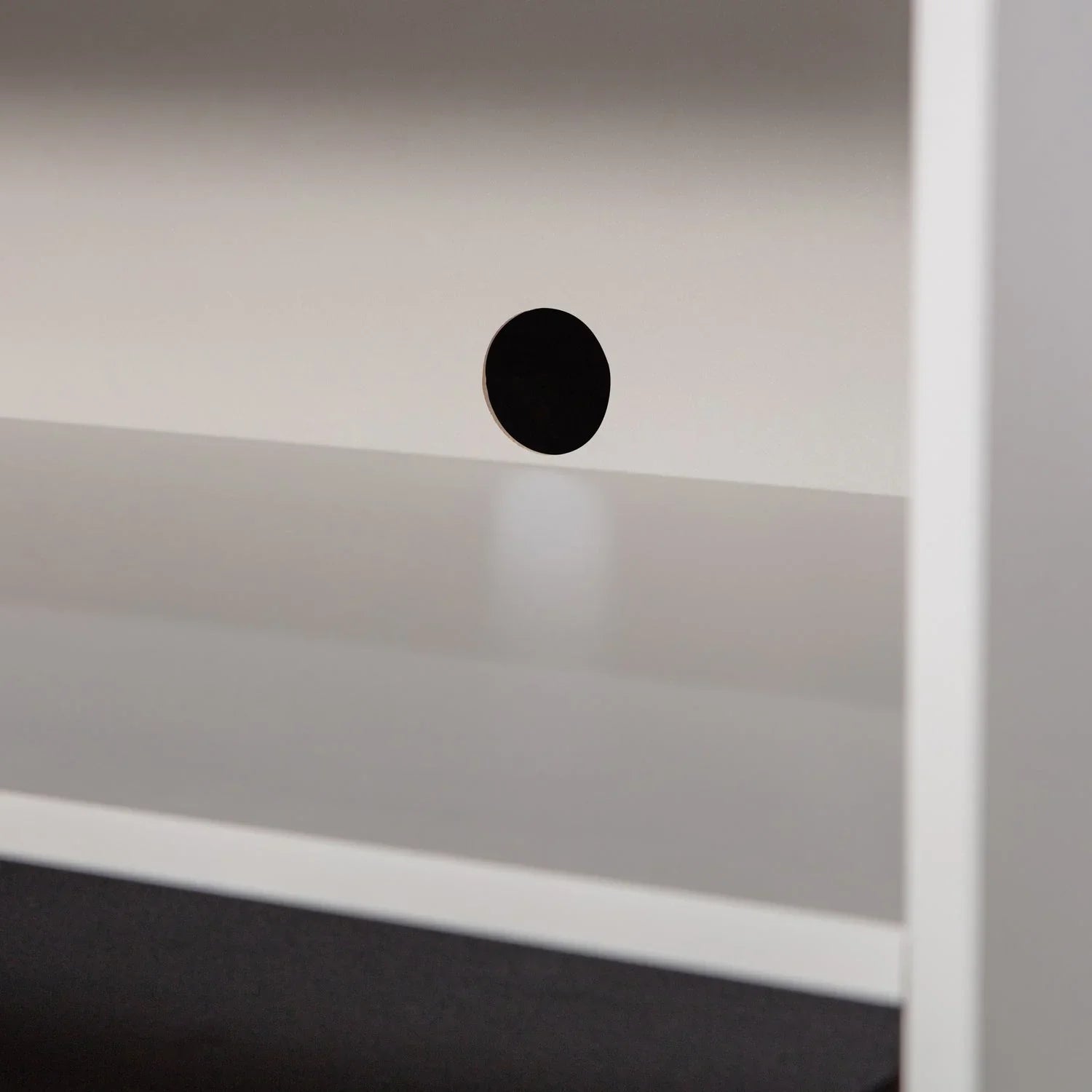 YISSA TV UNIT WITH DRAWER/OPEN BOX PINE CLOUD GREY [fsc]