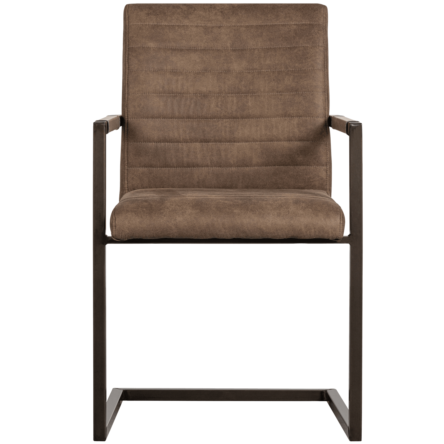 BAS DINING CHAIR LEATHERLOOK TAUPE