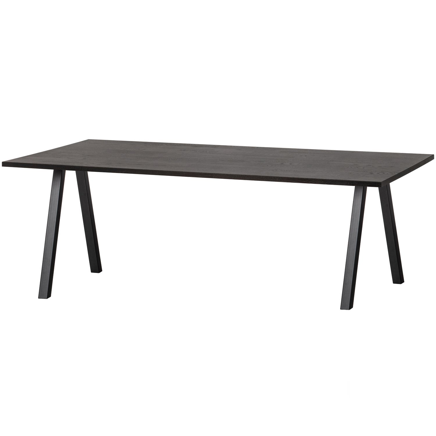 TABLO TABLE OAK BLACKNIGHT 200X90 [fsc] & SQUARE LEG