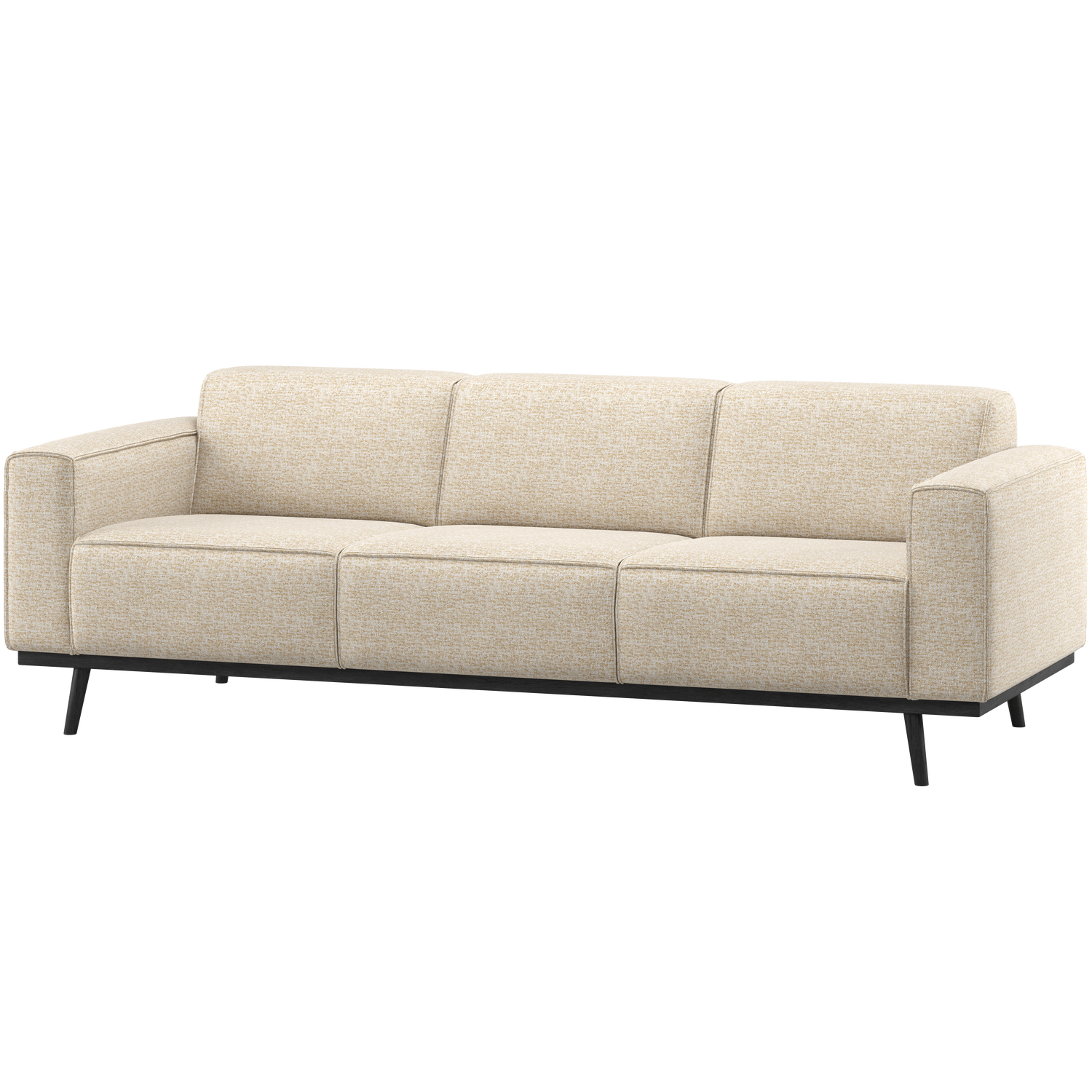 WOOOD canapea 3 locuri STATEMENT | 100% Pes | Bej | 77x230x93 cm