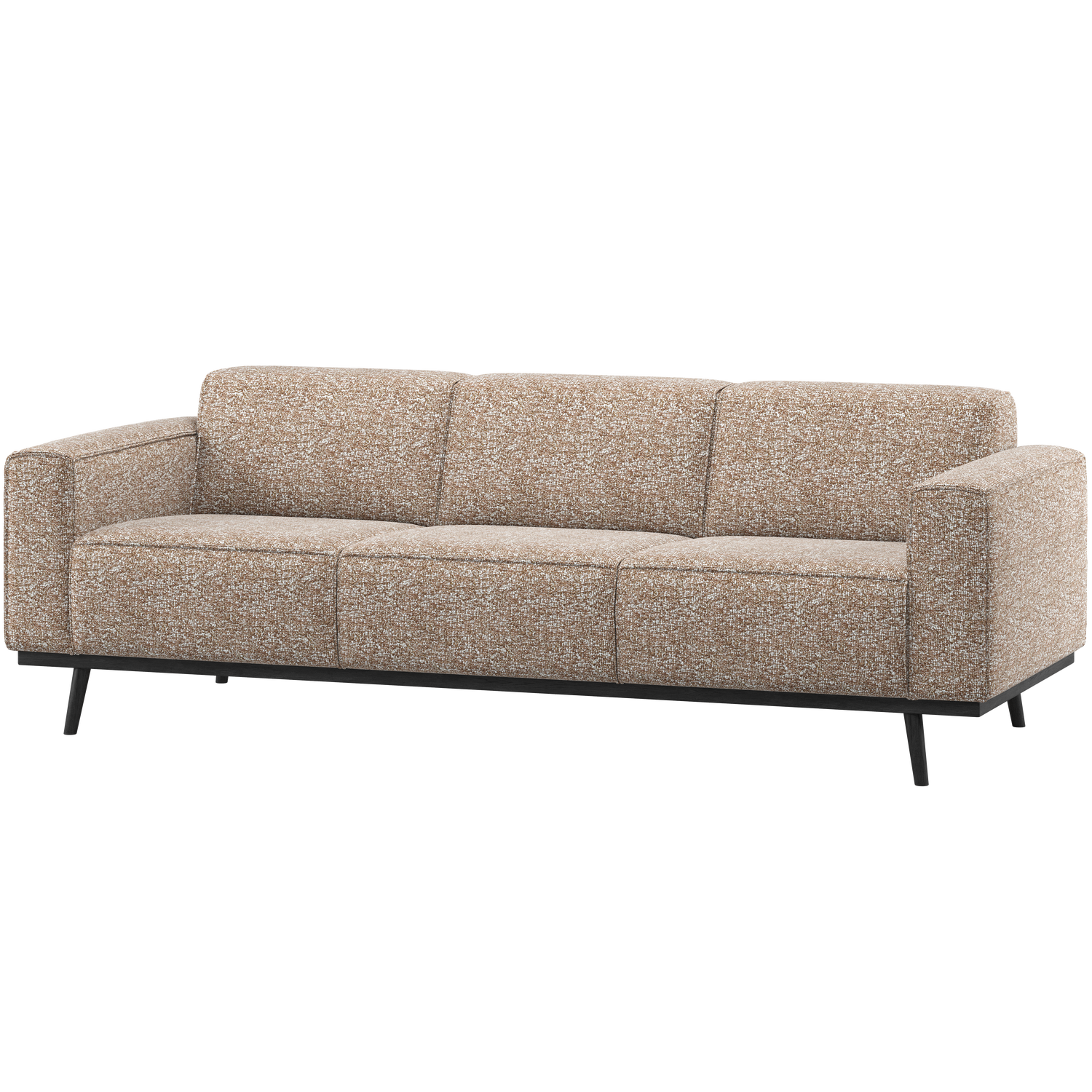 WOOOD canapea 3 locuri STATEMENT | 100% Pes | Maro | 77x230x93 cm
