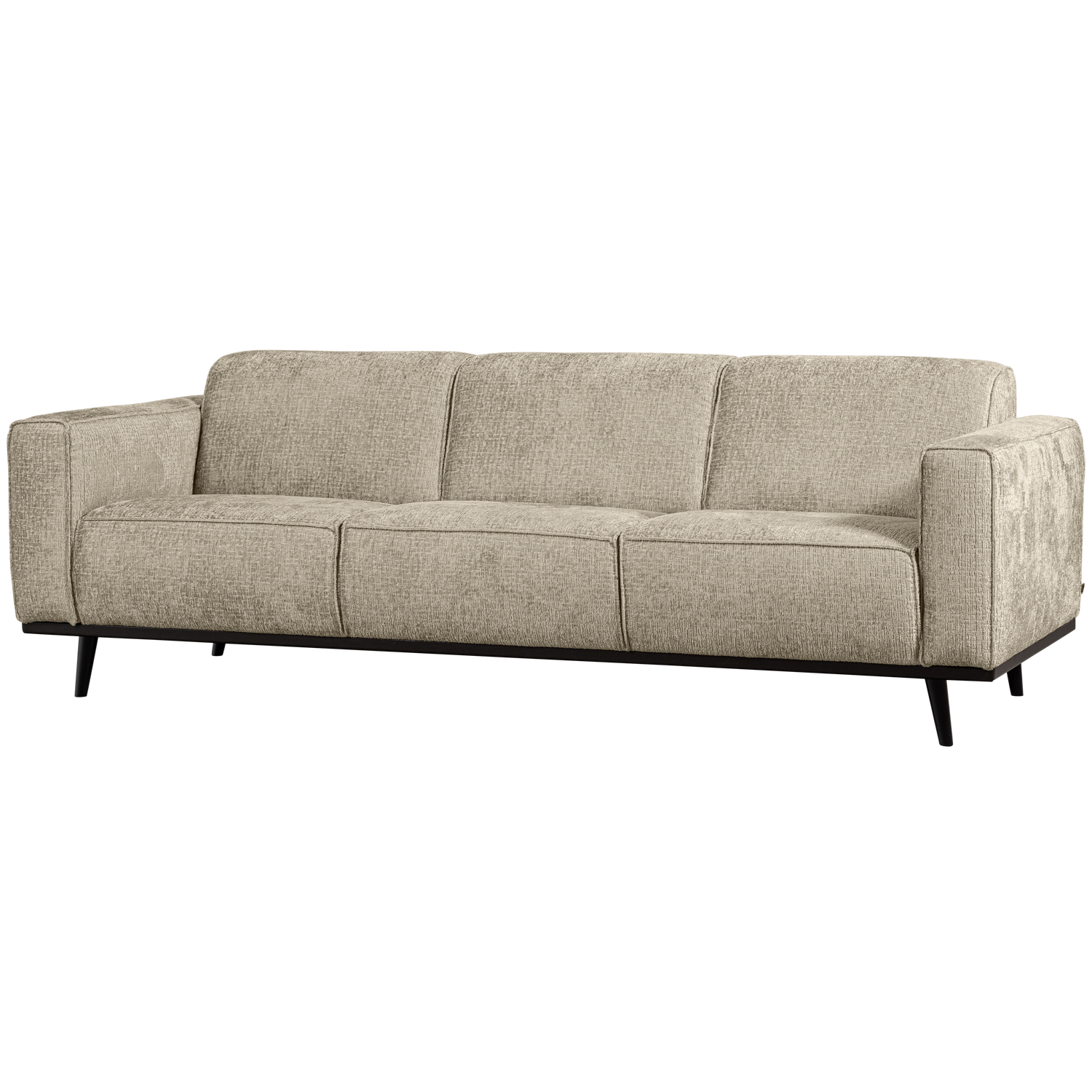 WOOOD canapea 3 locuri STATEMENT 3-SEATER | poliester | Wheatfield | 77x230x93 cm