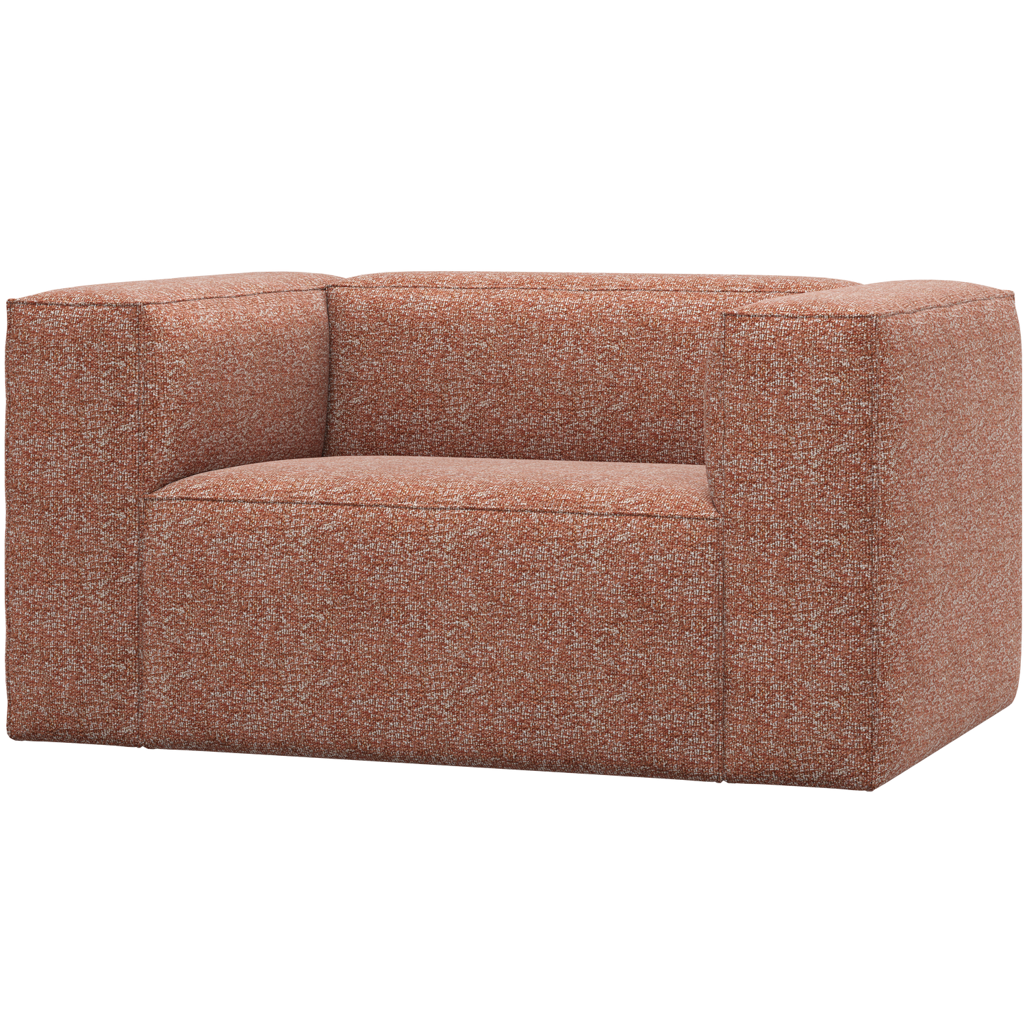 WOOOD fotoliu BEAN ARMCHAIR TERRA MELANGE | 100% Pes | Terra Melange | 74x146x98 cm