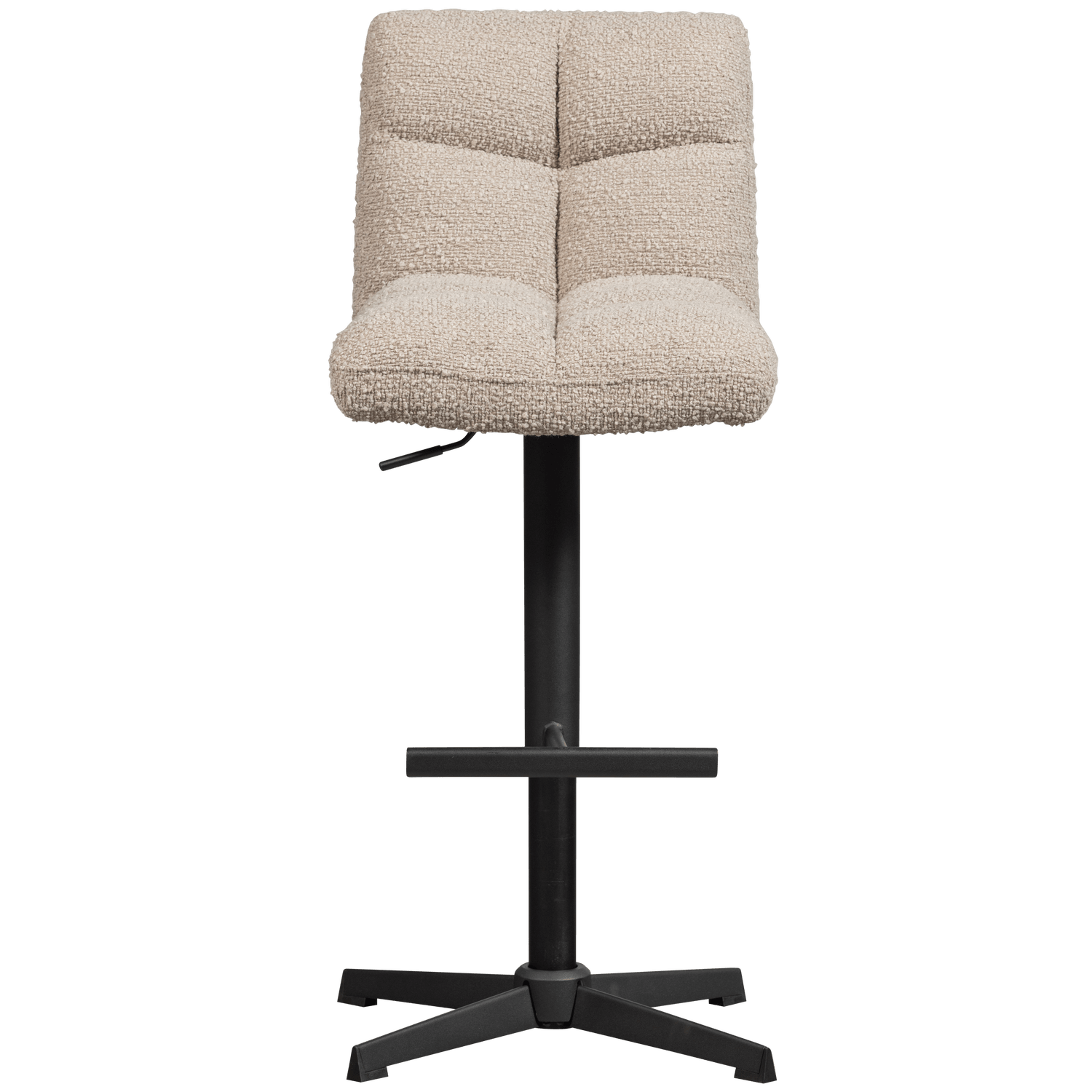 VINNY SWIVEL BAR STOOL BOUCLÉ SAND