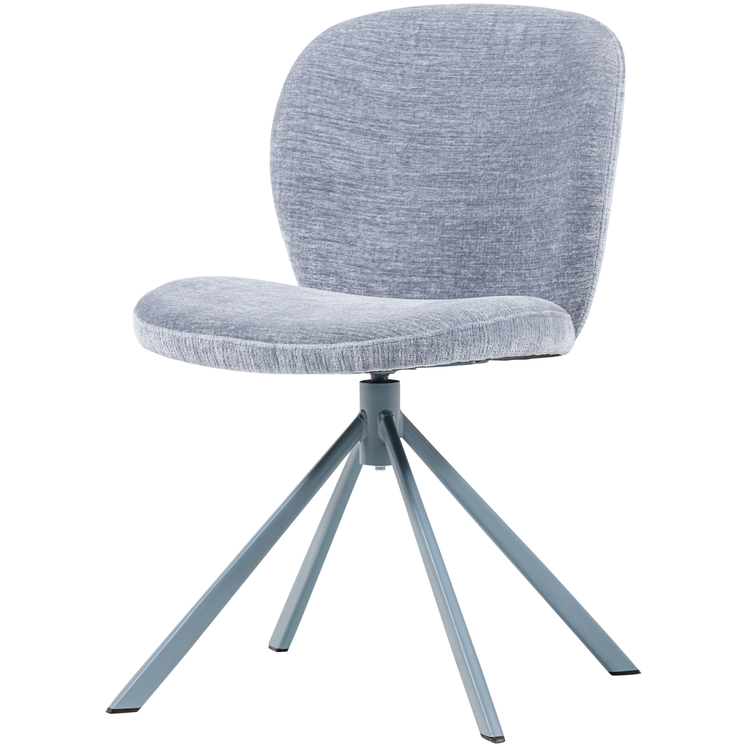 FEMKE DINING CHAIR CHENILLE BLUE