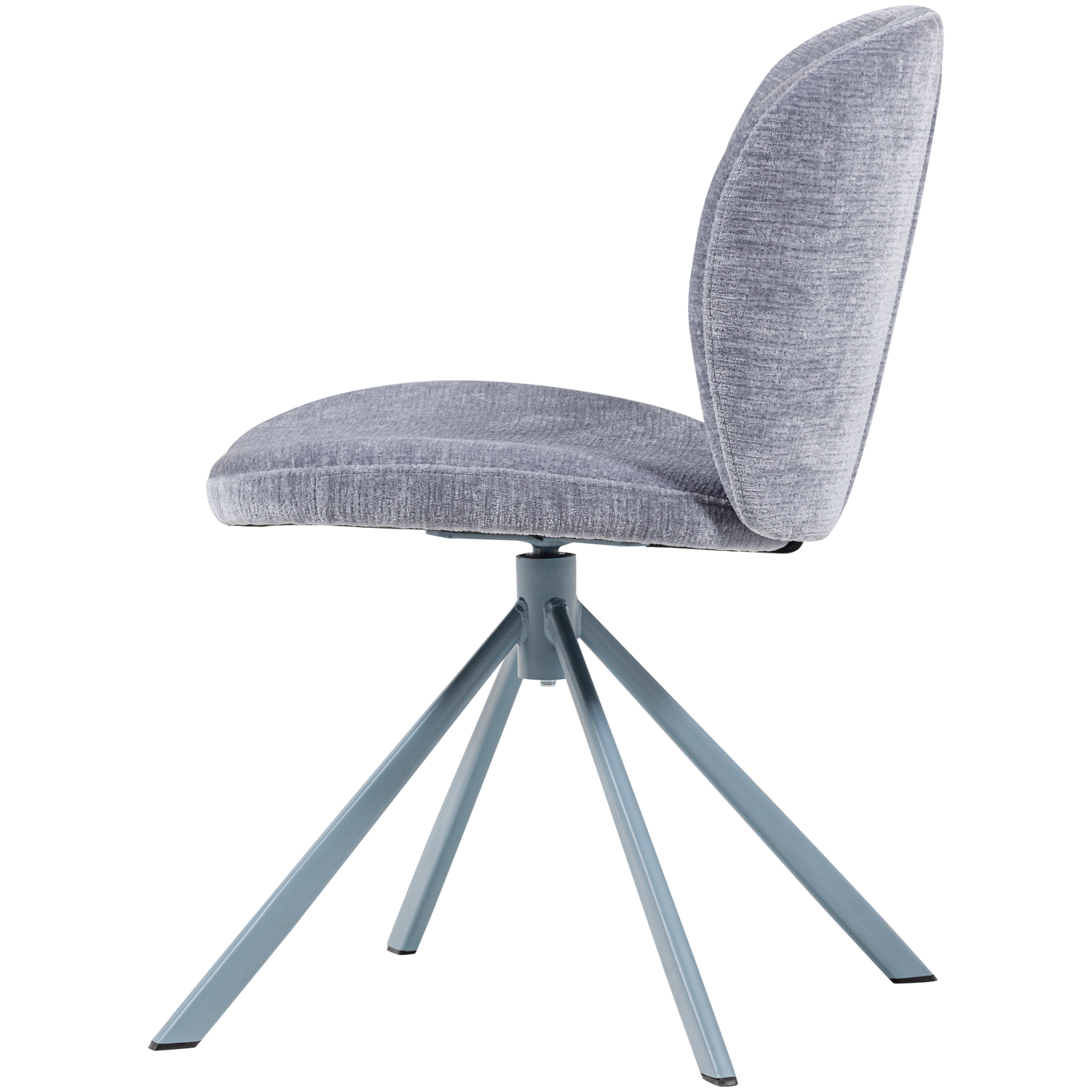 FEMKE DINING CHAIR CHENILLE BLUE