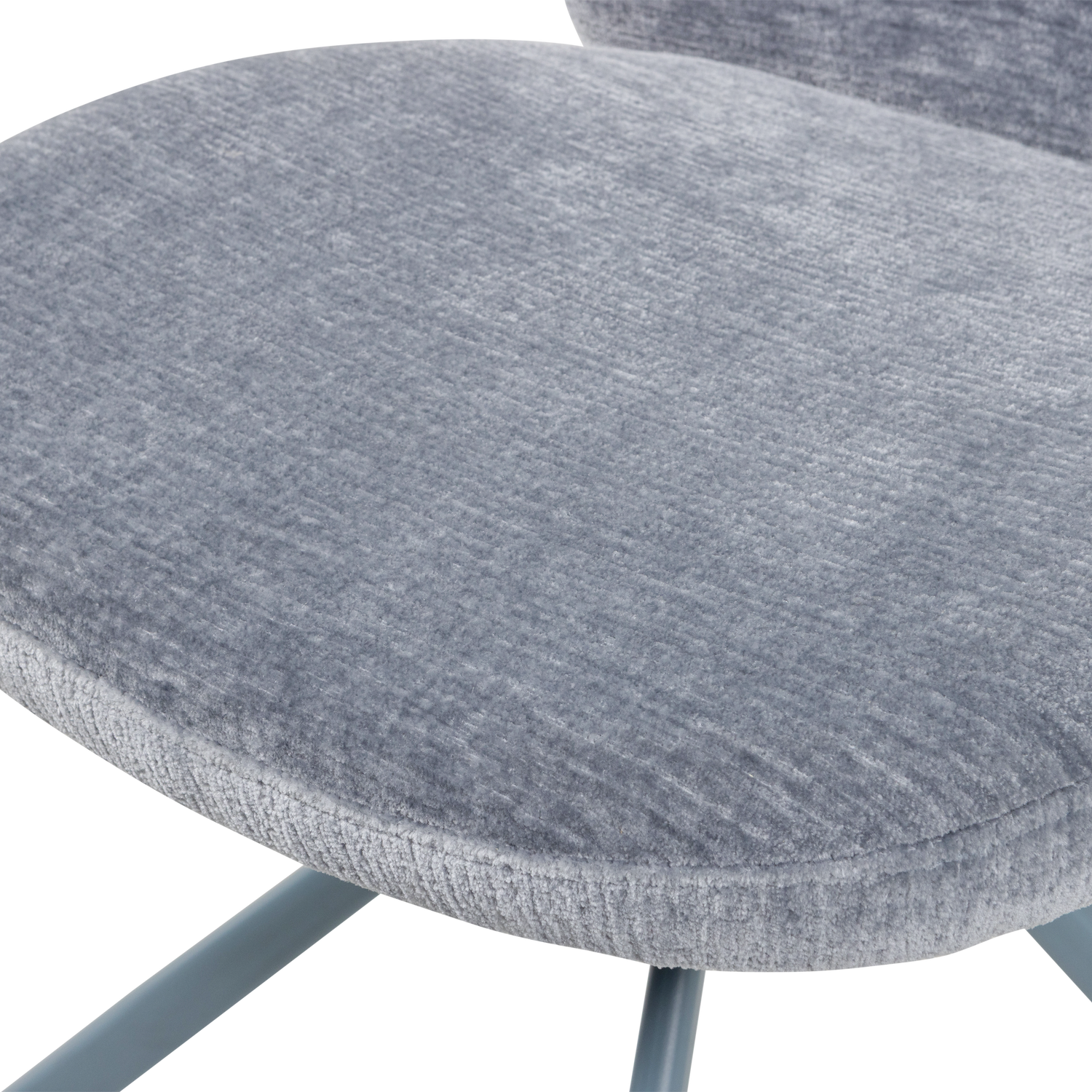 FEMKE DINING CHAIR CHENILLE BLUE