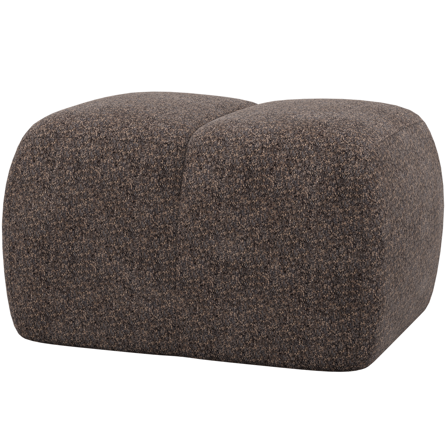 WOOOD puf MOJO | 100% Pes | Maro | 45x84x64 cm