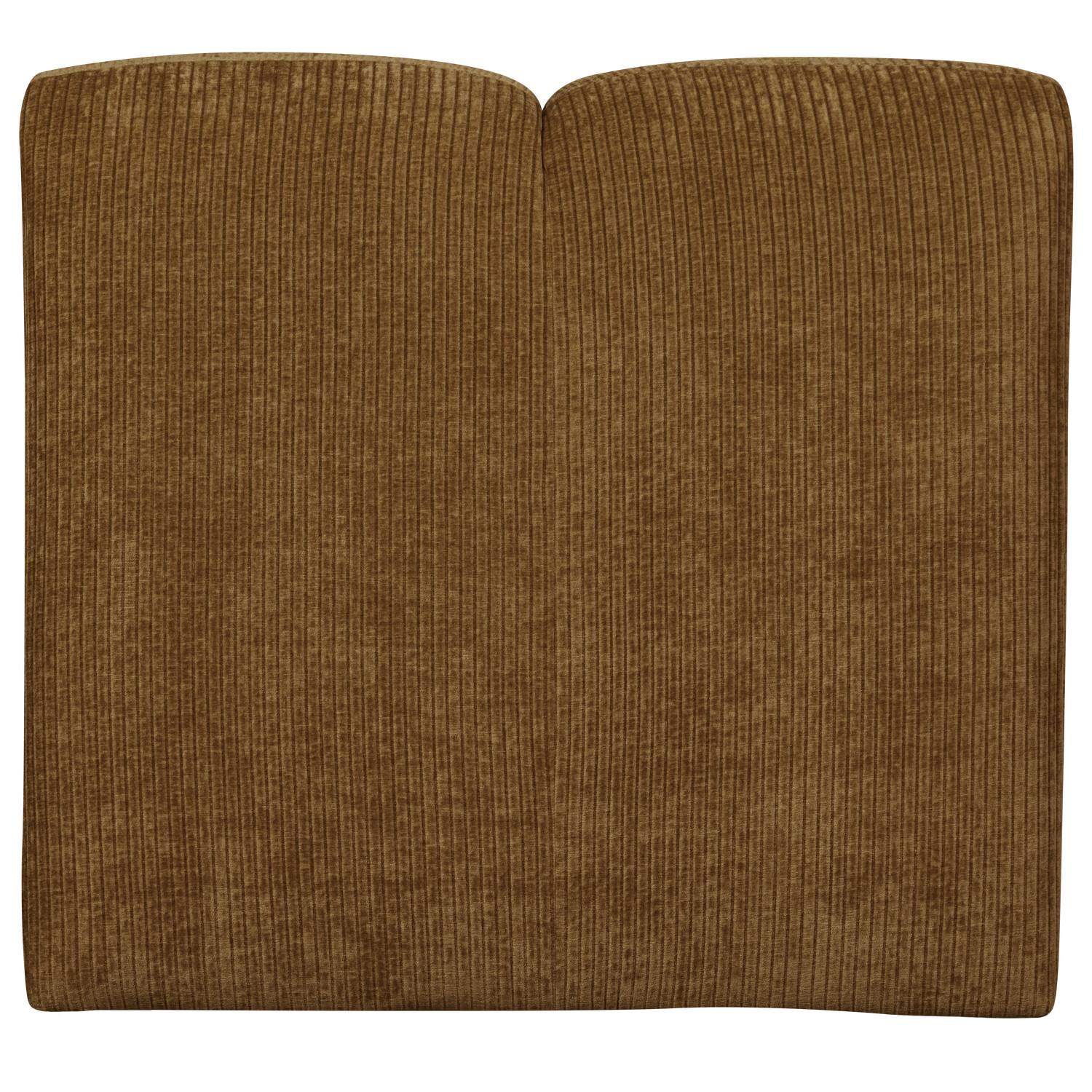 WOOOD canapea modulara MOJO 1-SEATER ELEMENT RIB FABRIC | 100% Pes | Galben | 74x84x97 cm