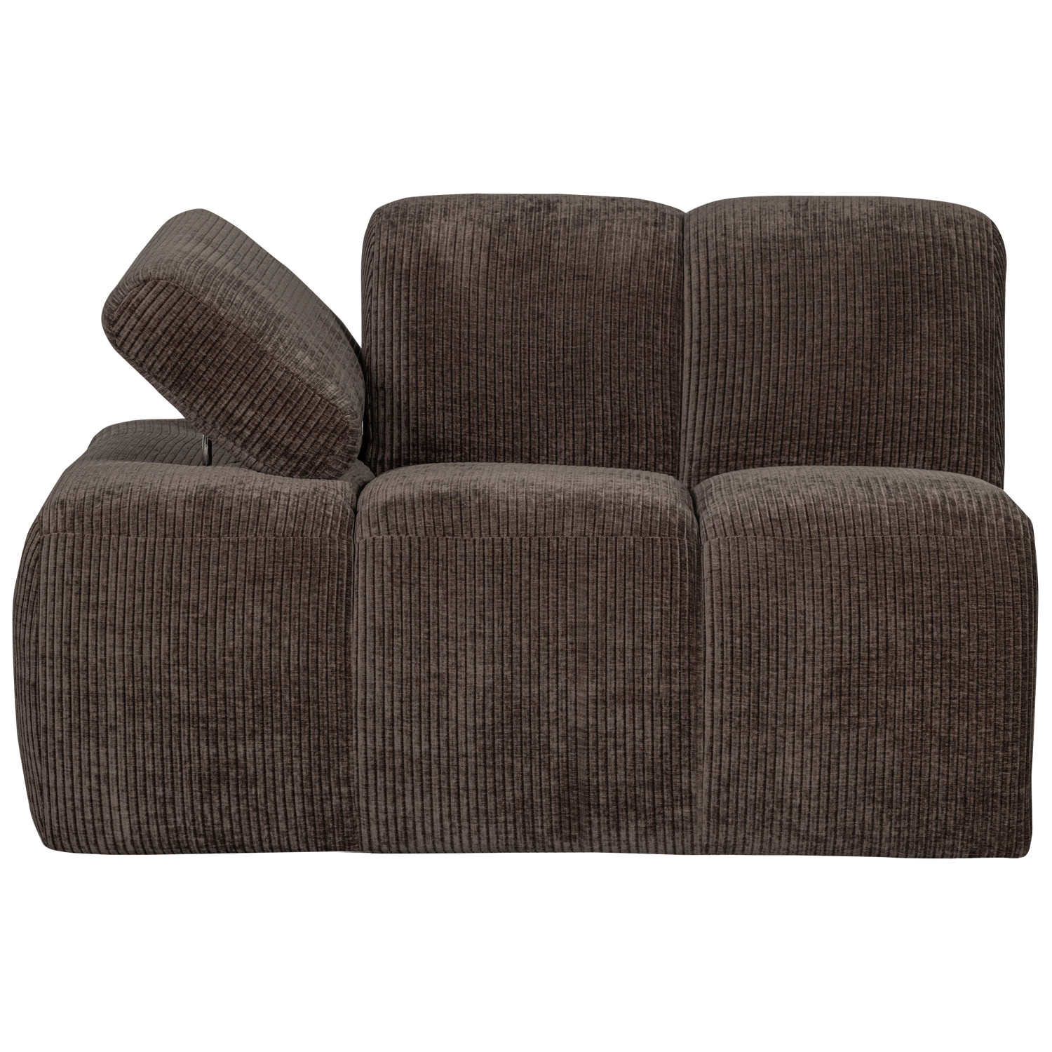 WOOOD canapea modulara MOJO 1-SEATER ELEMENT | 100% Pes | Maro | 74x124x97 cm