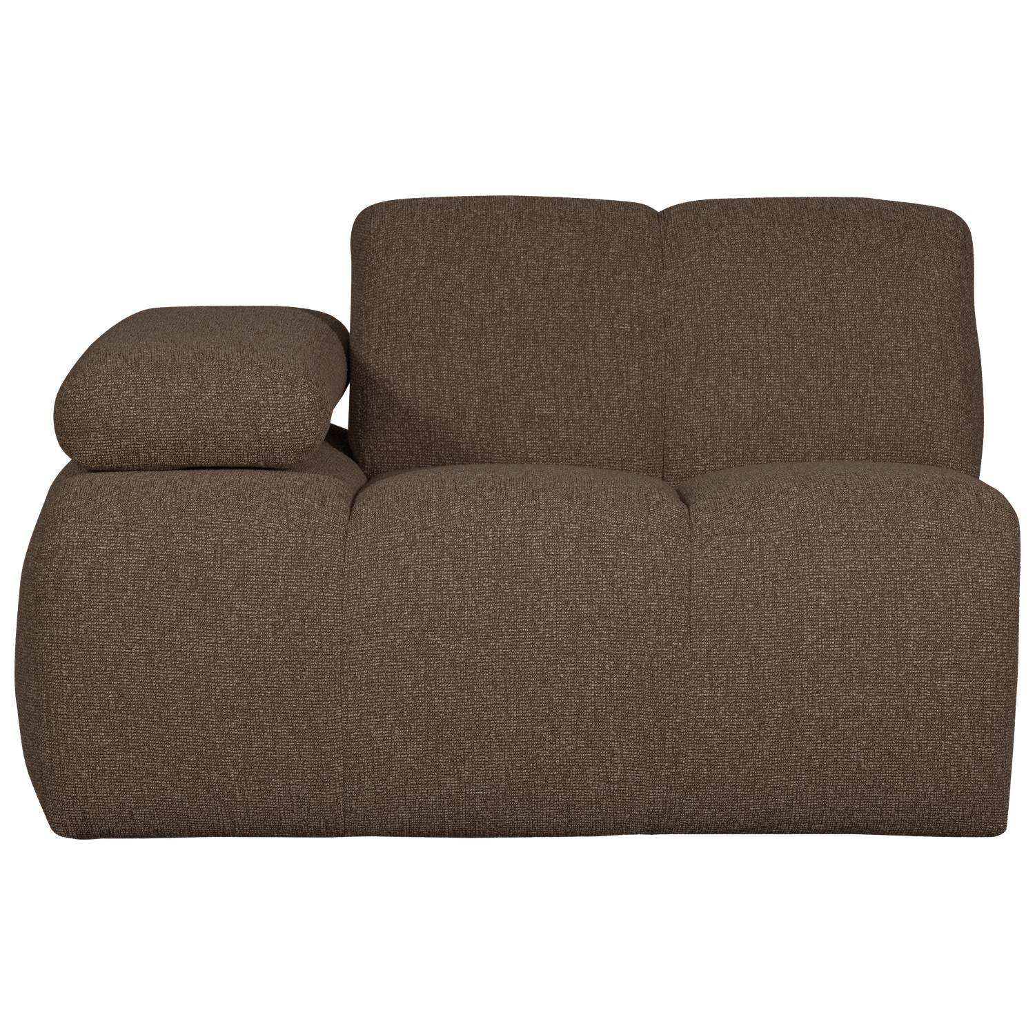 WOOOD canapea modulara MOJO 1-SEATER ELEMENT | 100% Pes | Maro | 74x124x97 cm