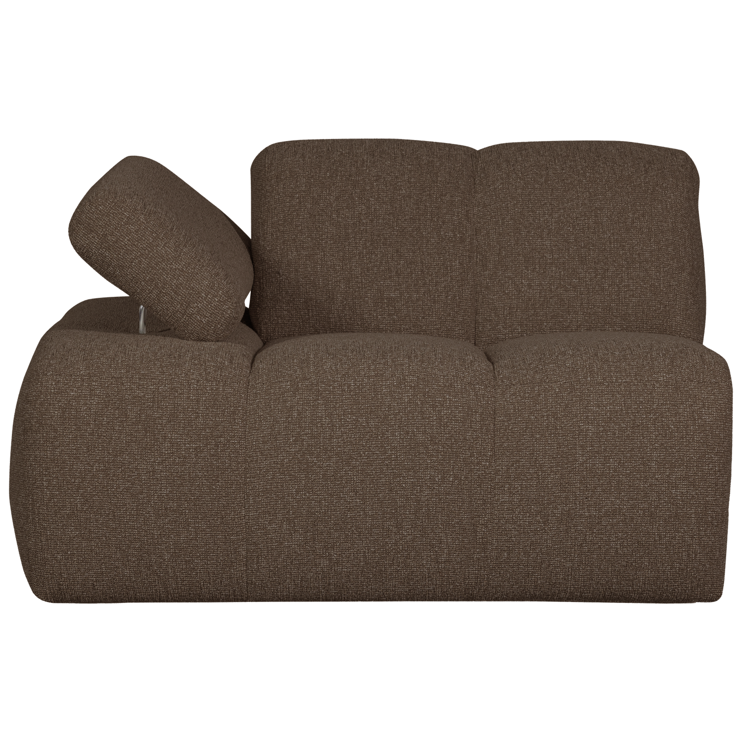 WOOOD canapea modulara MOJO 1-SEATER ELEMENT | 100% Pes | Maro | 74x124x97 cm