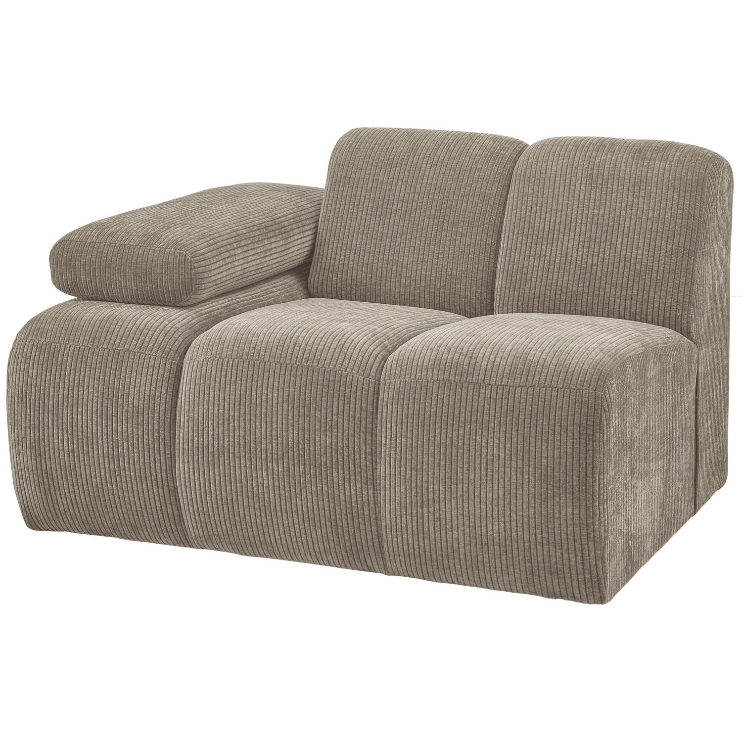 WOOOD canapea modulara MOJO 1-SEATER ELEMENT | 100% Pes | Nisipiu | 74x124x97 cm