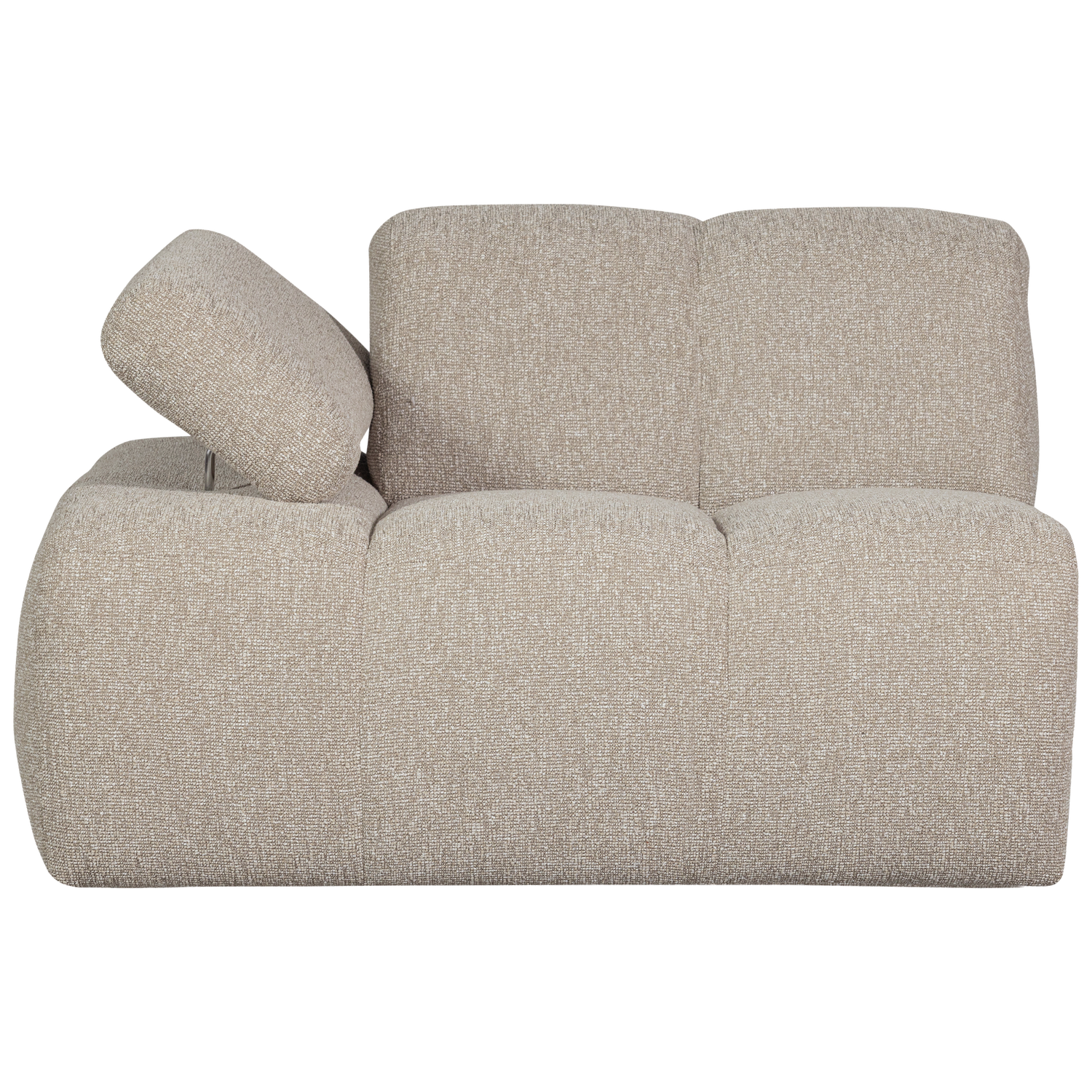 MOJO 1-SEATER ELEMENT ARM LEFT BOUCLE BEIGE MELANGE