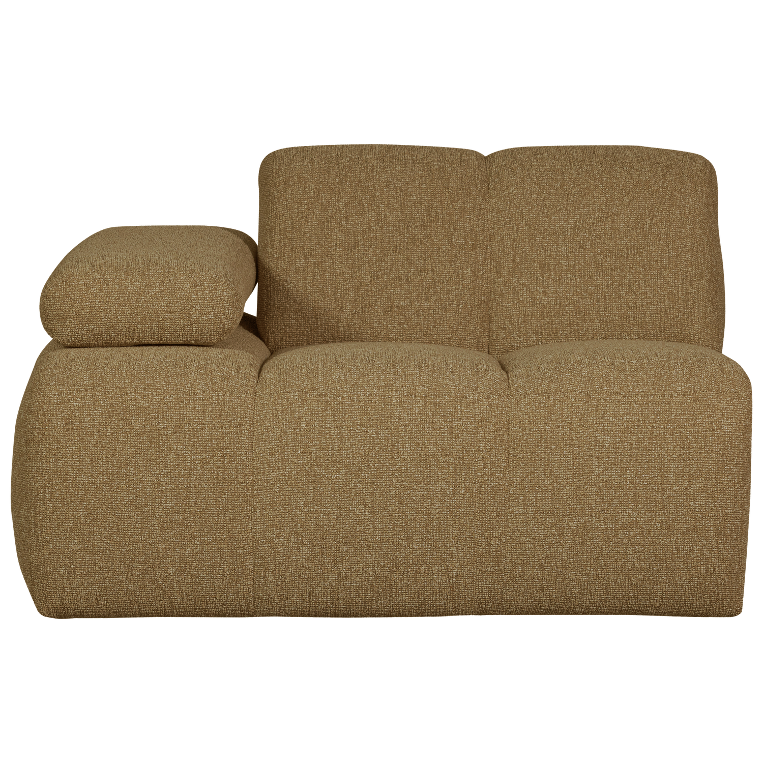 WOOOD canapea modulara MOJO 1-SEATER ELEMENT | 100% Pes | Galben | 74x124x97 cm