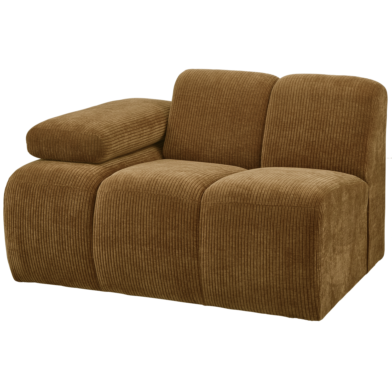 WOOOD canapea modulara MOJO 1-SEATER ELEMENT | 100% Pes | Galben | 74x124x97 cm
