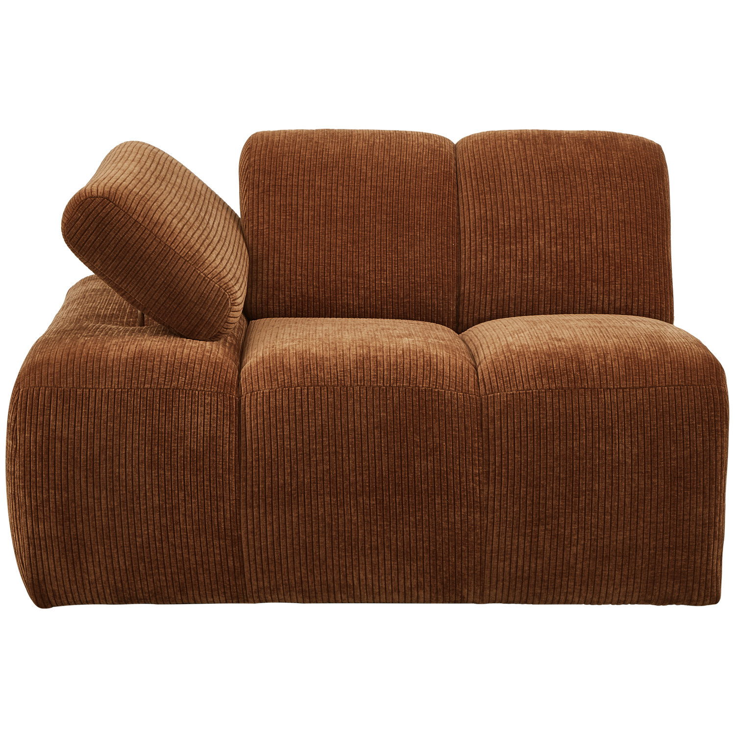 WOOOD canapea modulara MOJO 1-SEATER ELEMENT | 100% Pes | Maro | 74x124x97 cm